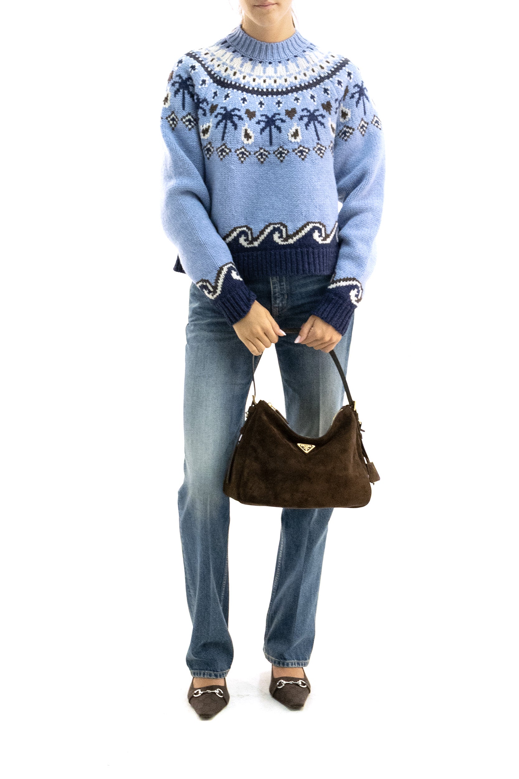 Maglione Sweet Winter in Lana<BR/> LWHE061E26KNI001 4046 ALANUI 