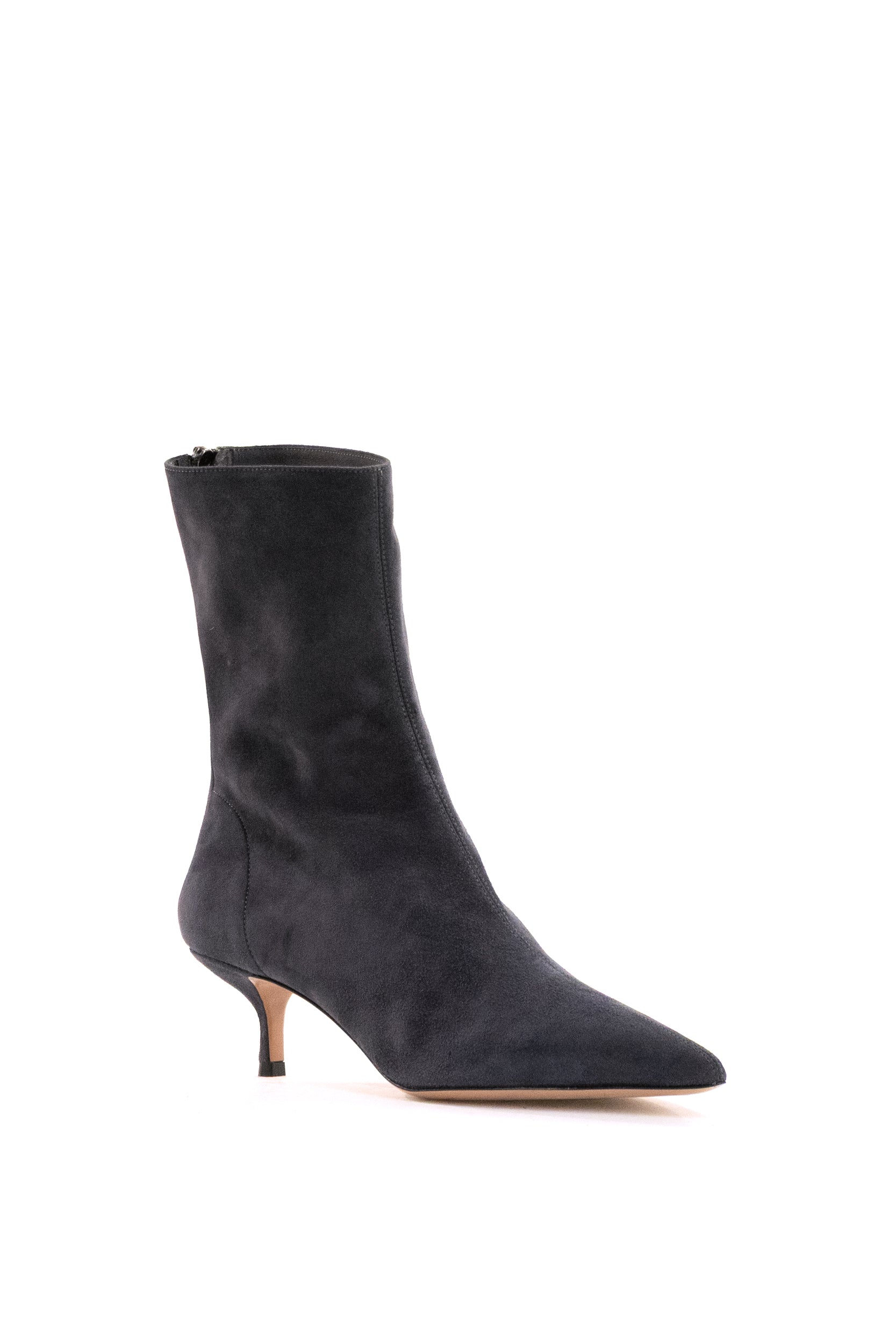 Stivaletto Montmartre in suede di colore blu<BR/> MNRMIDB0-SUE OPIUM AQUAZZURA 