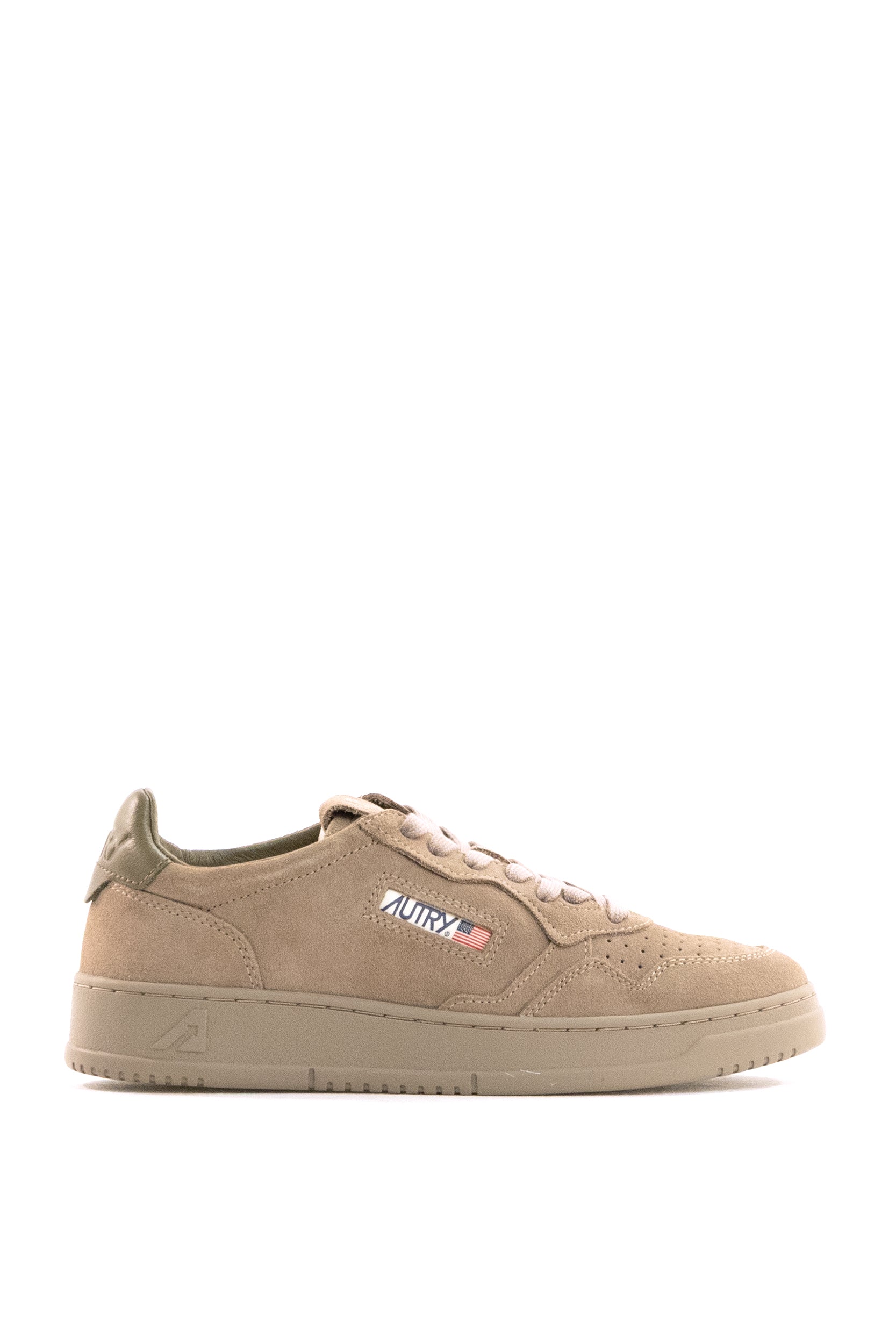 Sneakers Medalist in suede color sigaro<BR/> AULM OH03 ANTILOP/MILIT AUTRY 