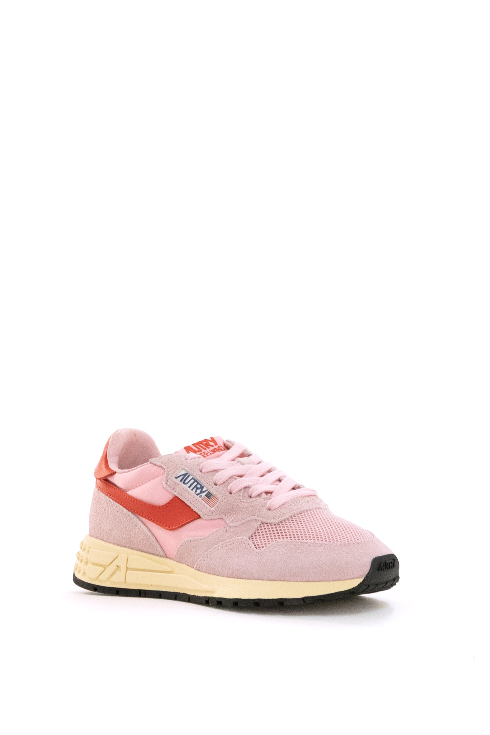 Sneaker Reelwind in Suede e Nylon<BR/> WWLW UT57 CHER/FLAME AUTRY 