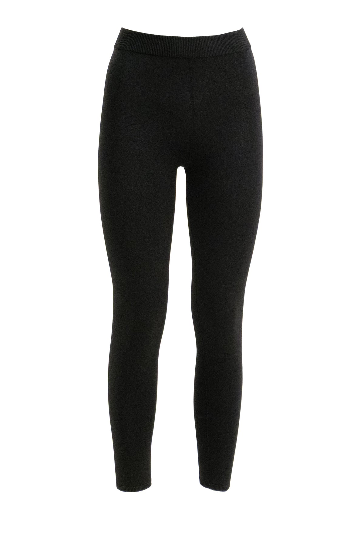 BALENCIAGA Leggings Techwear in maglia di viscosa di colore nero