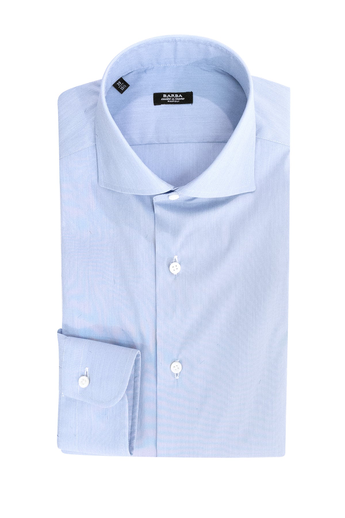 BARBA Camicia oxford di colore azzurro