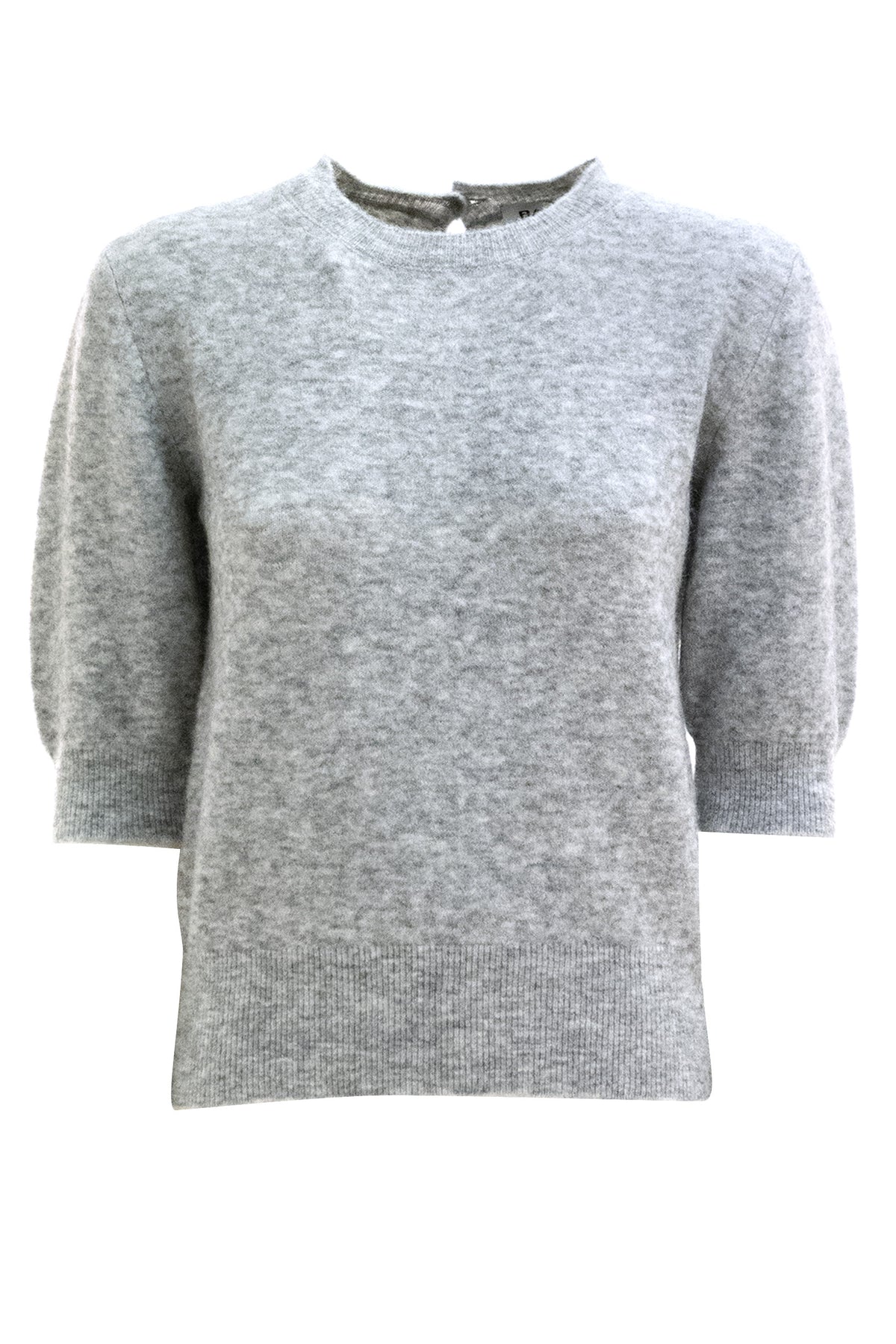 BASE Grey wool and lana sweater, Multi