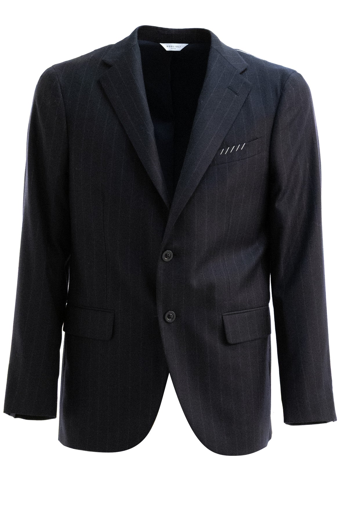 BOGLIOLI Blue single-breasted wool suit
