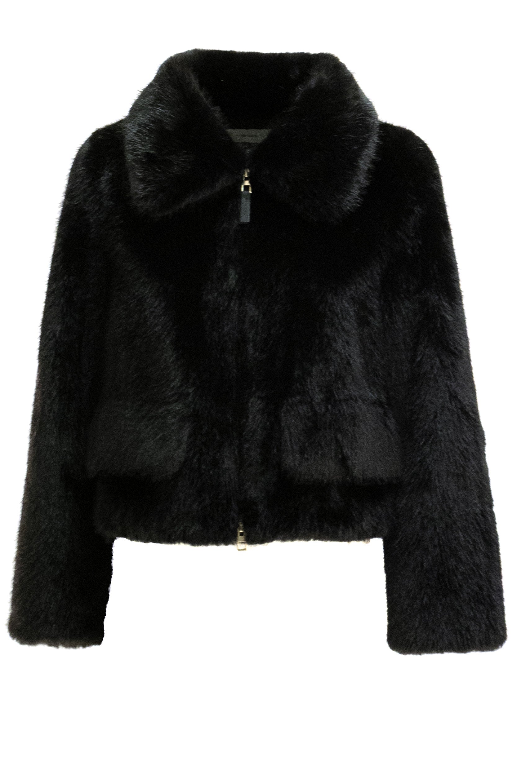 Giubbino in Faux-Fur<BR/> BA26-7362 NERO BULLY 