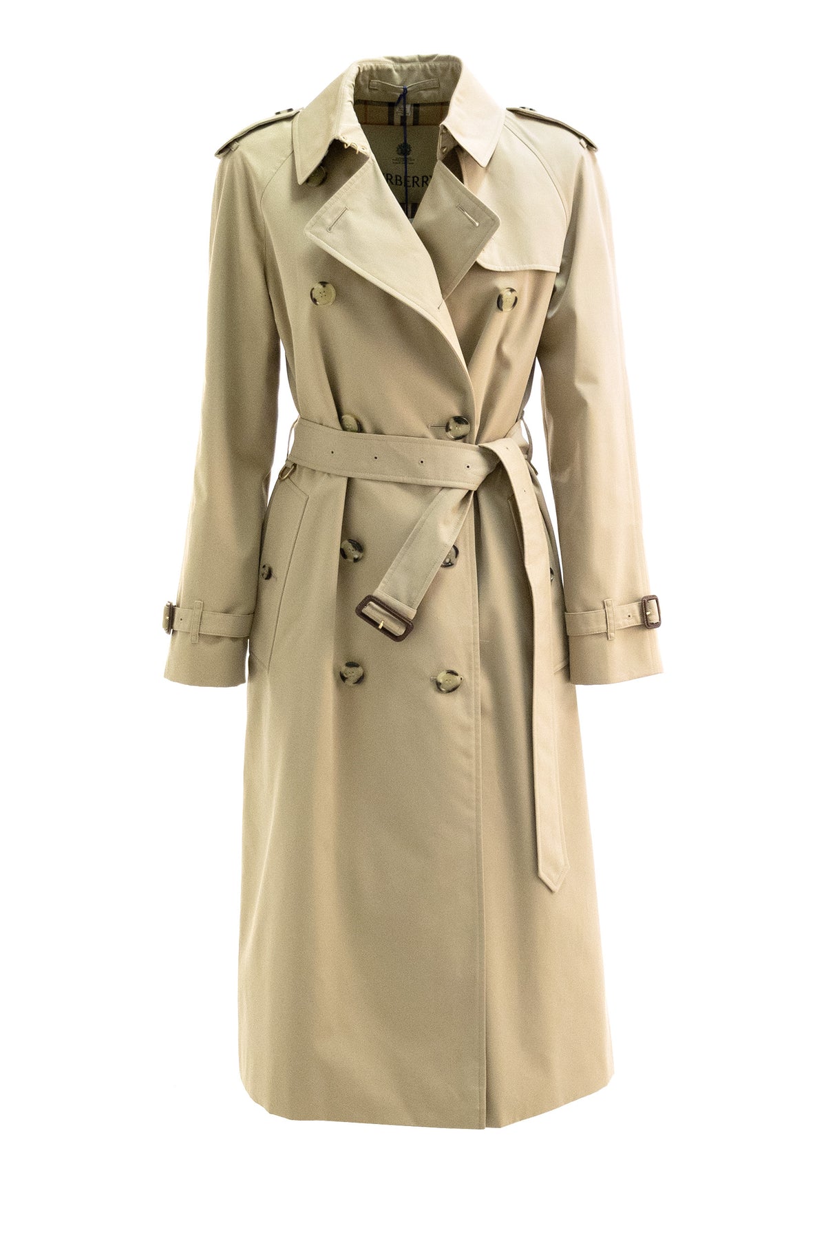 BURBERRY Trench Heritage Waterloo in gabardine color beige