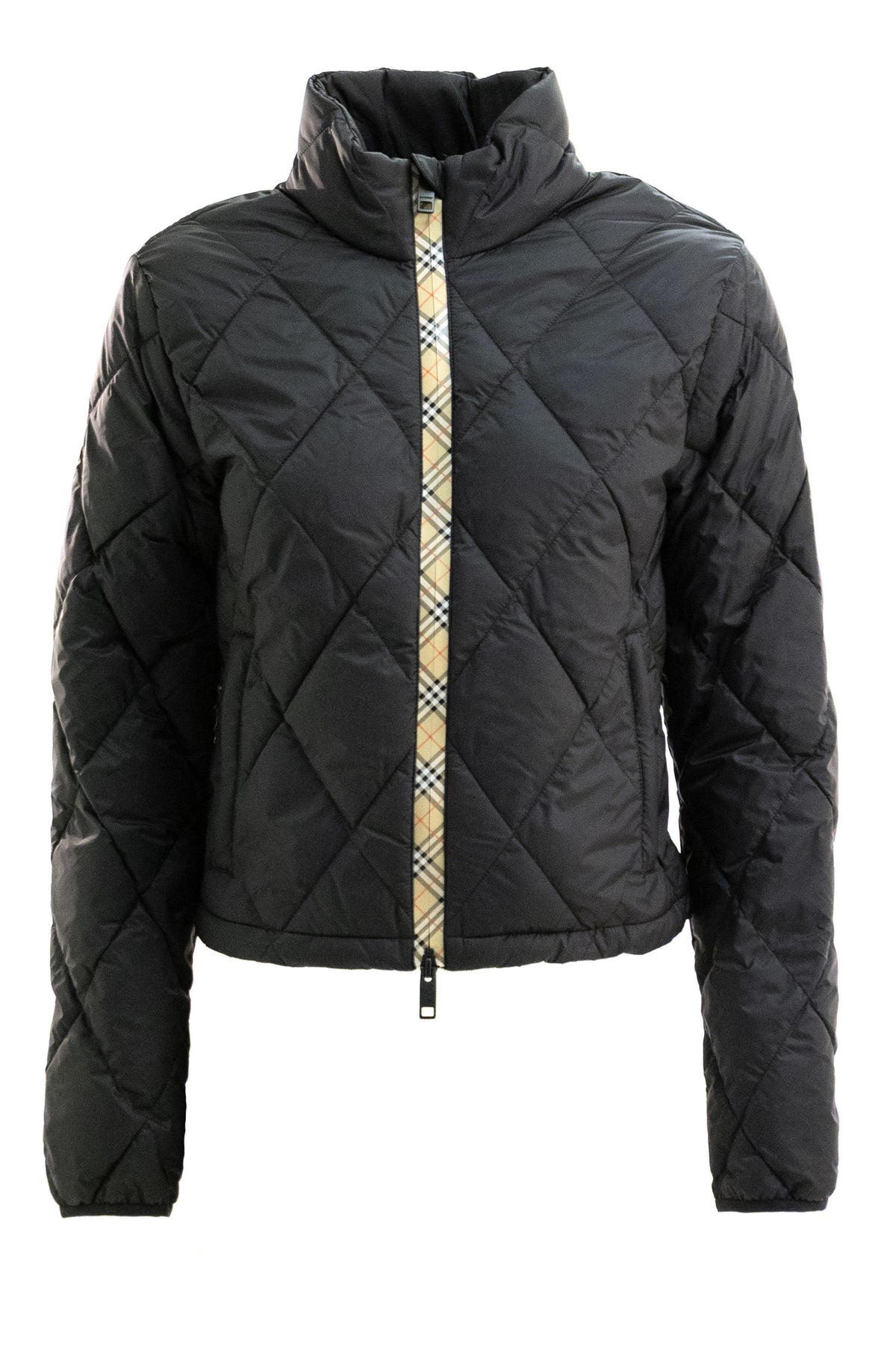 BURBERRY Giacca Bramford in nylon trapuntato di colore nero