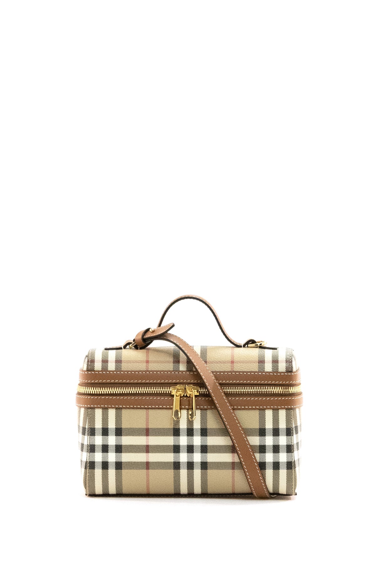 BURBERRY Borsa Vanity Check color beige