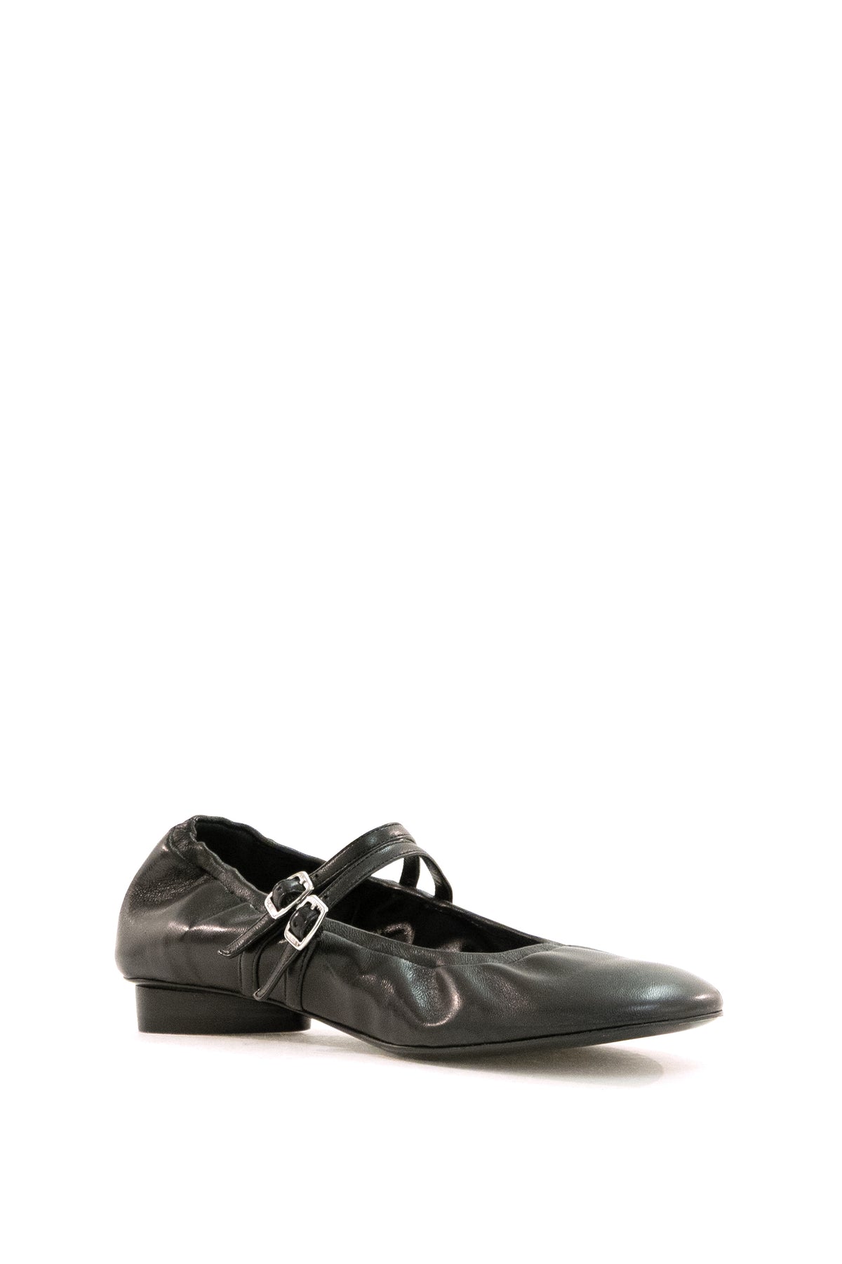 CAREL Ballerine Mary Jane Tatiana in pelle di colore nero, vista 2