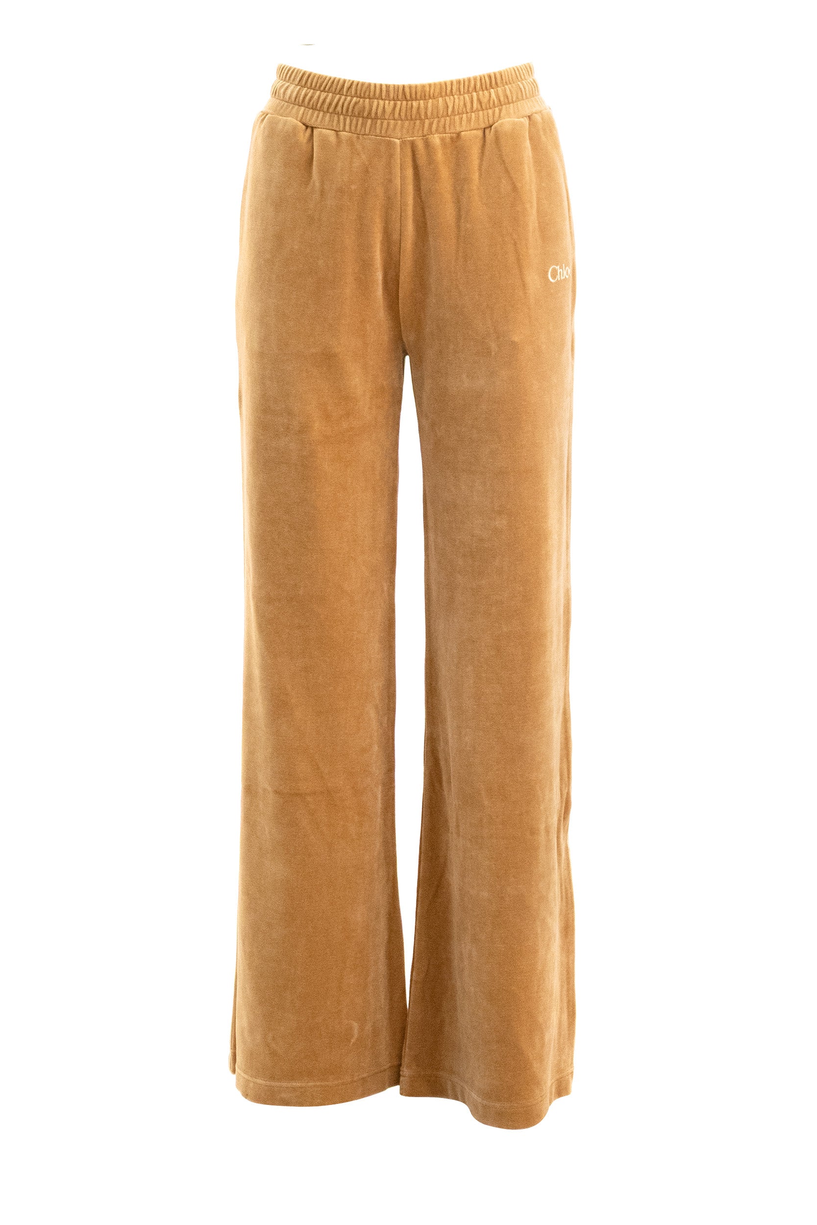 Pantaloni da Tuta a Gamba Larga in Velluto<BR/> 26AJP01188 271 CHLOE' 