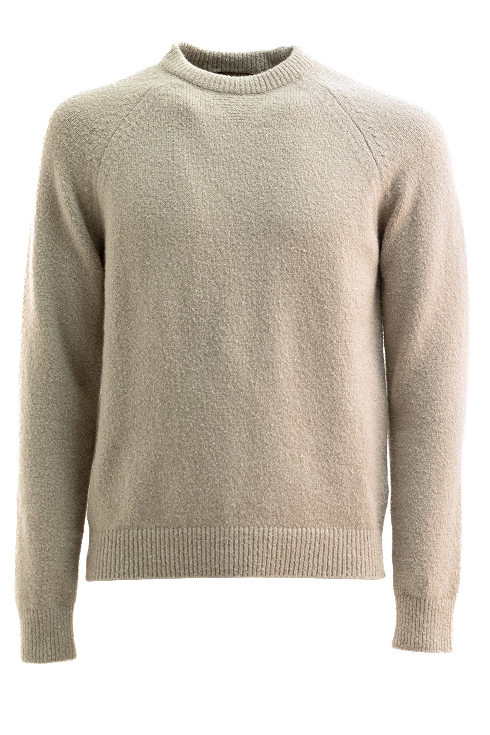 Maglione Chester in cotone di colore beige <BR/> S.M05.CHESTER 1854 122 CRUNA 