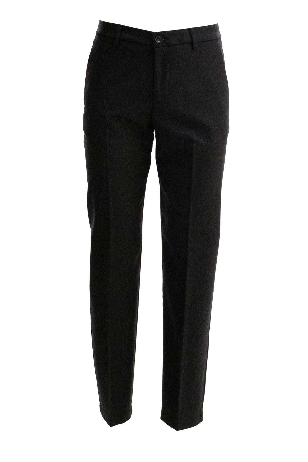 Pantaloni in lana di colore nero<BR/> S.M05.MIDTOWN 1816 900 CRUNA 