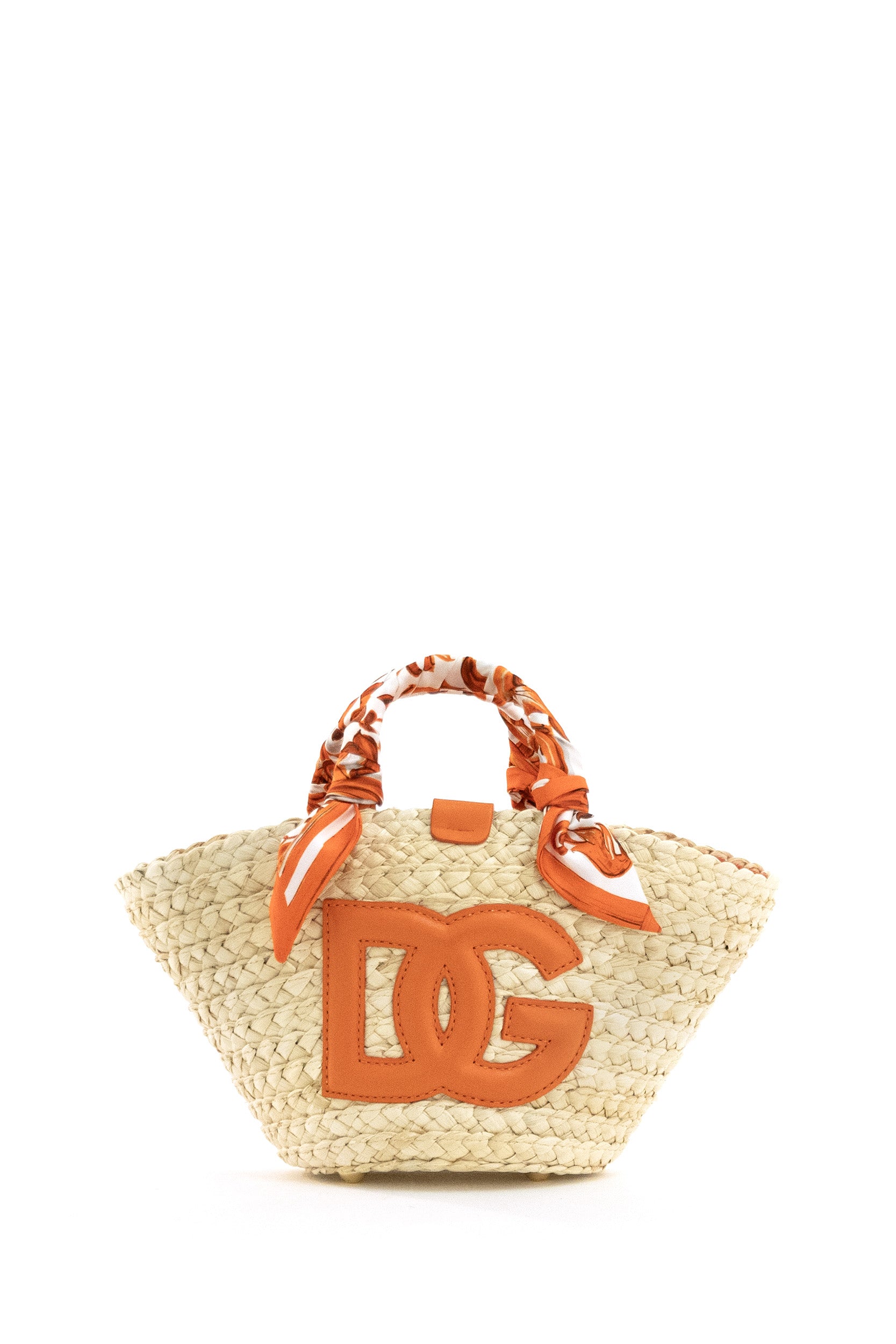 Borsa Kendra in paglia intrecciata color naturale<BR/> BB7695 AV860 IH3TN DOLCE & GABBANA 