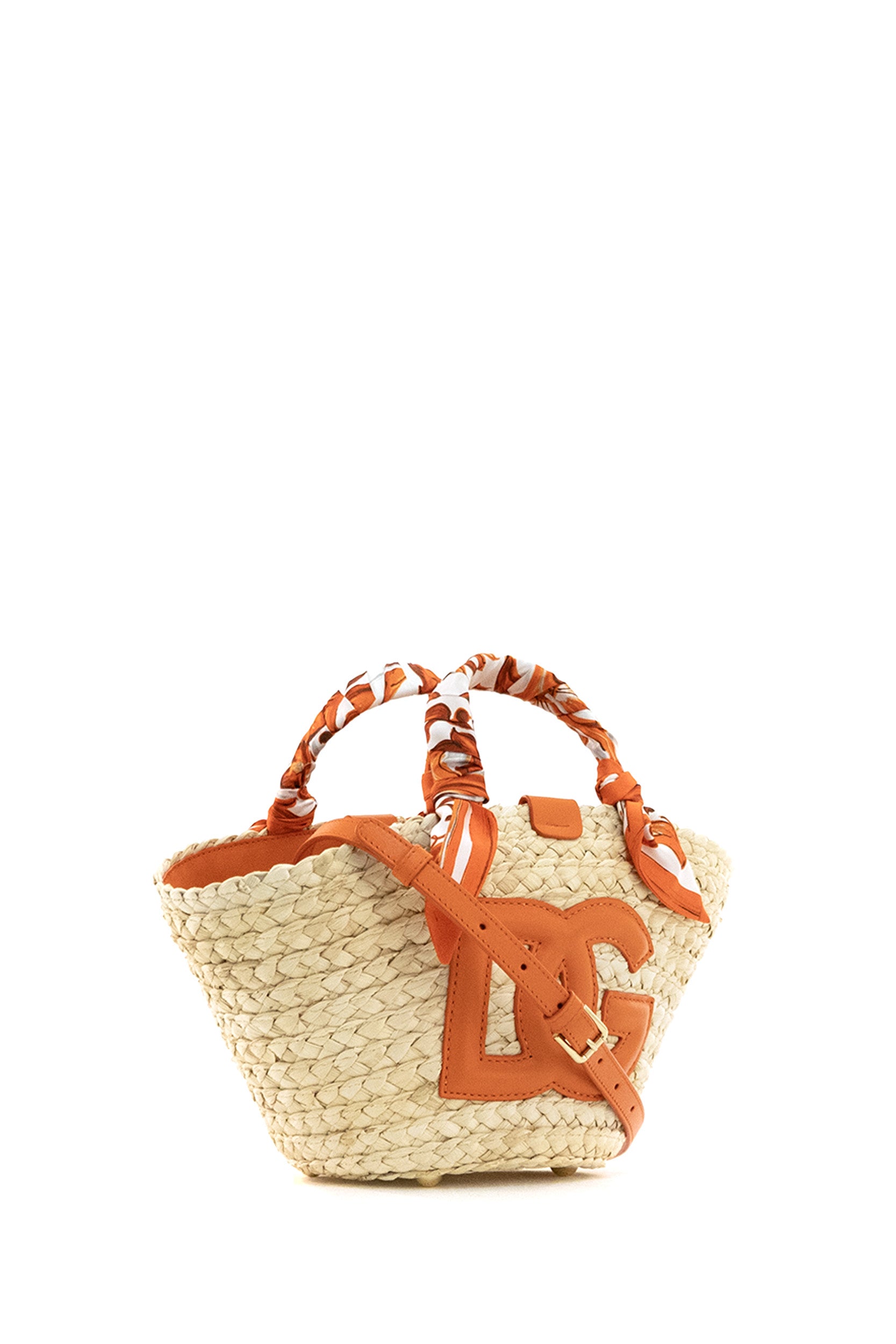 Borsa Kendra in paglia intrecciata color naturale<BR/> BB7695 AV860 IH3TN DOLCE & GABBANA 