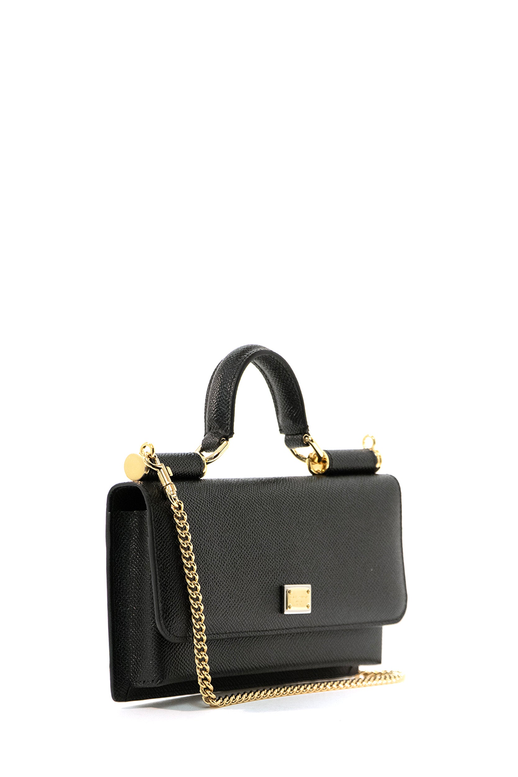Minibag in pelle Dauphine color nero BI3280 A1001 80999 DOLCE & GABBANA 