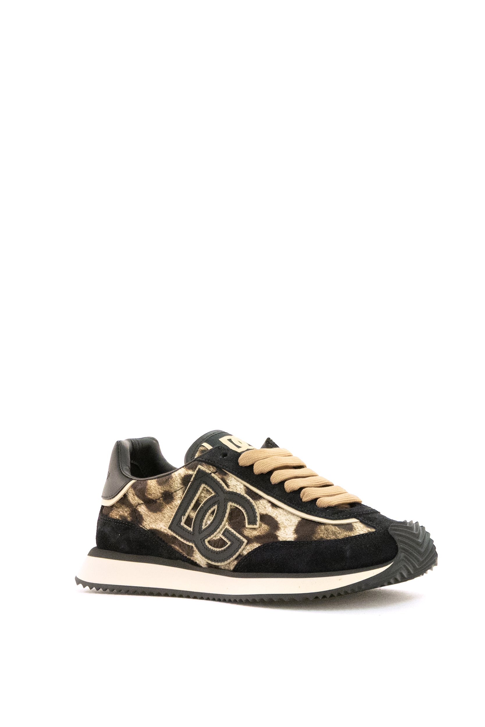 Sneakers DG Cushion in tessuto stampa Leo<BR/> CK2288 A3L89 HY13M DOLCE & GABBANA 