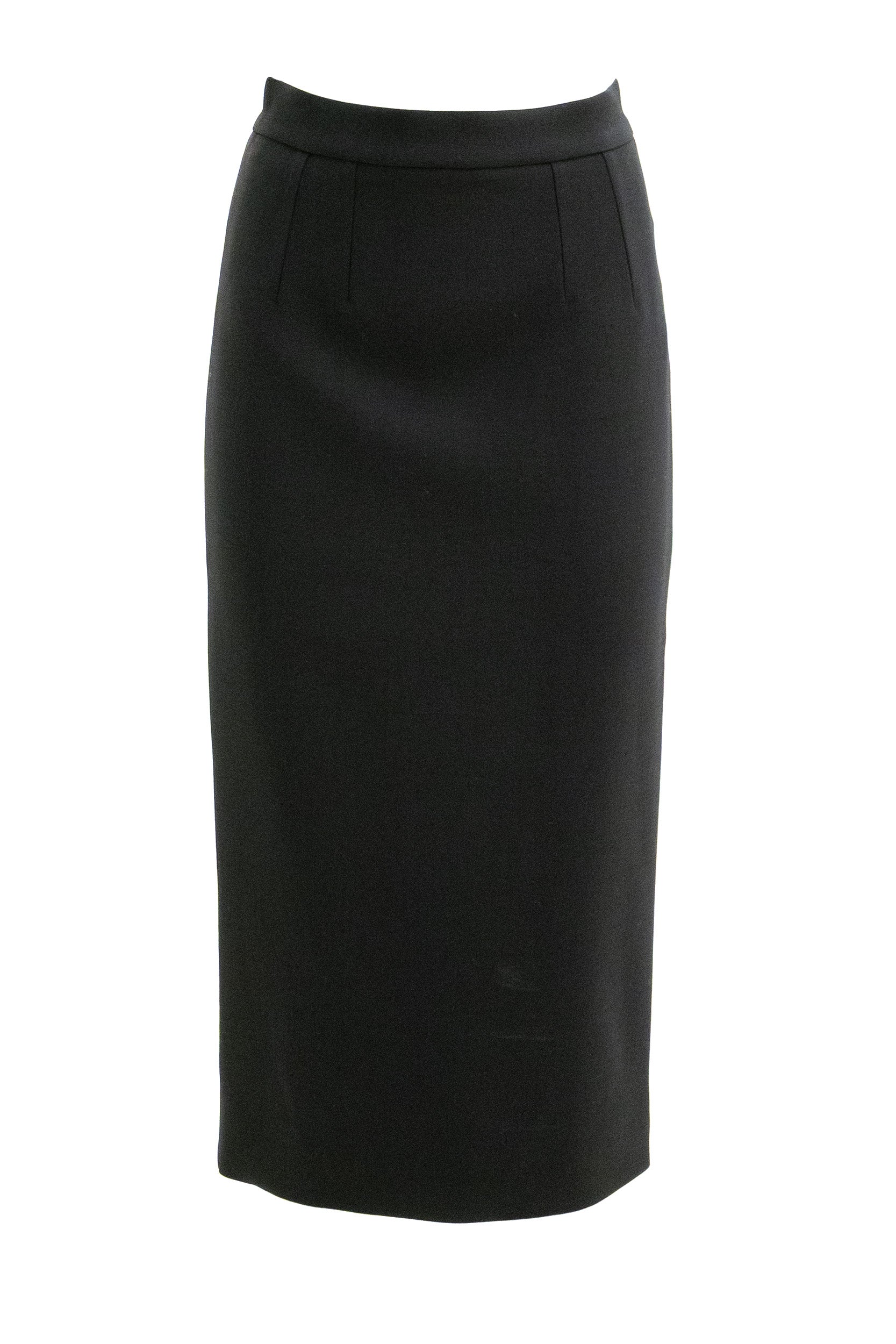 Gonna a tubino in lana di colore nero<BR/> F4DEJT FUBCE N0000 DOLCE & GABBANA 