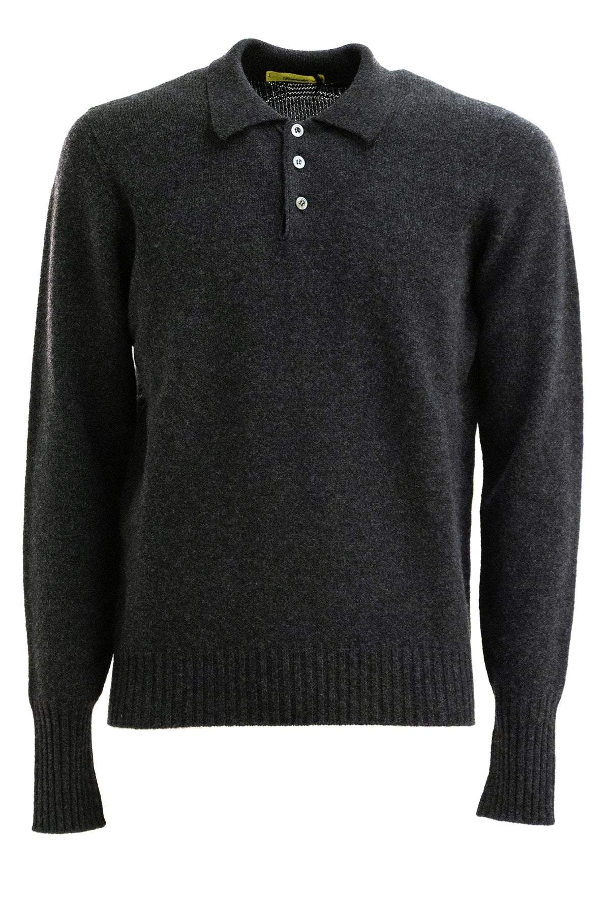 Polo in lana di colore grigio scuro<BR/> D8W145NL 00001 680 DRUMOHR 