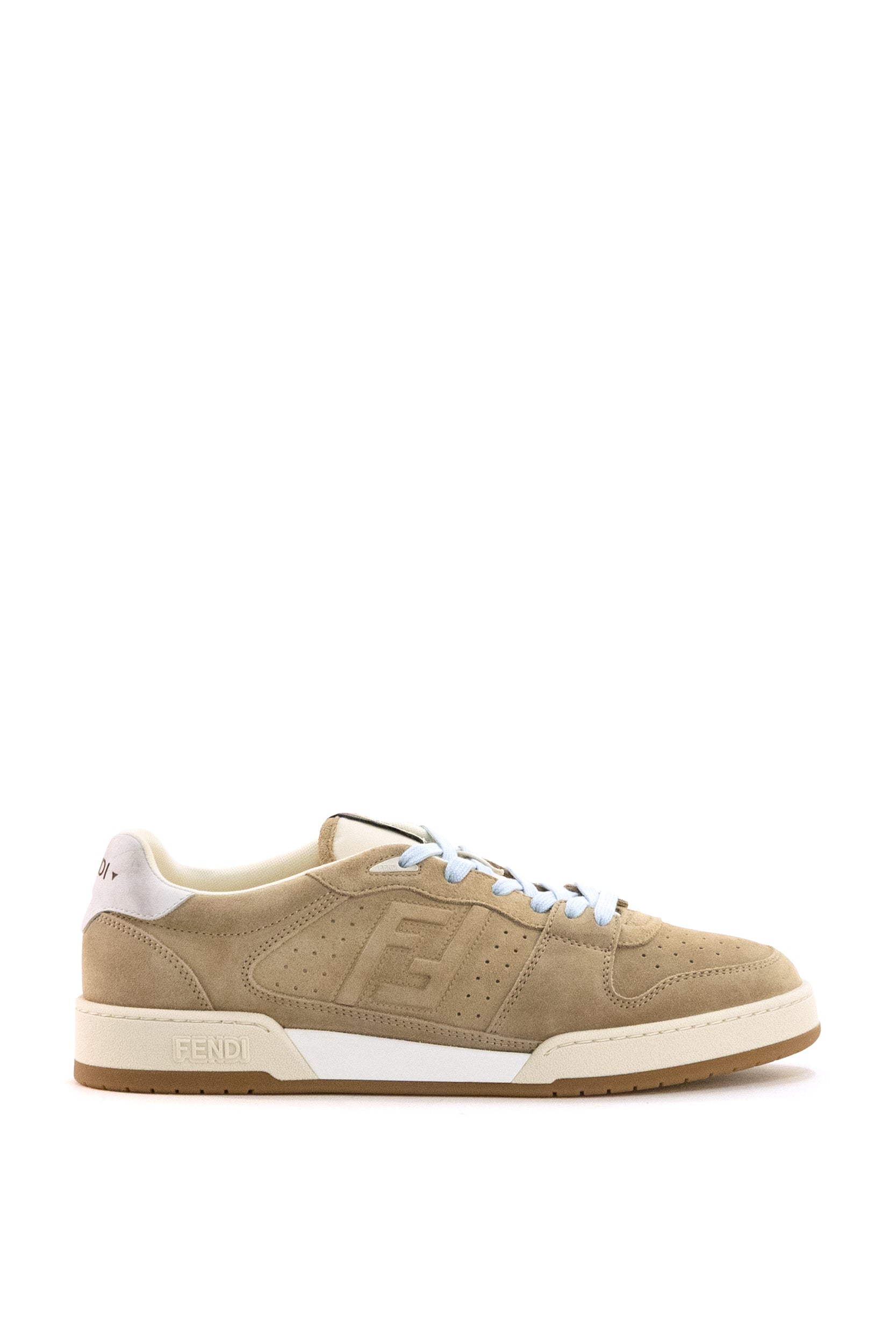 Sneakers Fendi Match in suede di colore beige<BR/> 7E1971 B1RG F1Y22 FENDI 