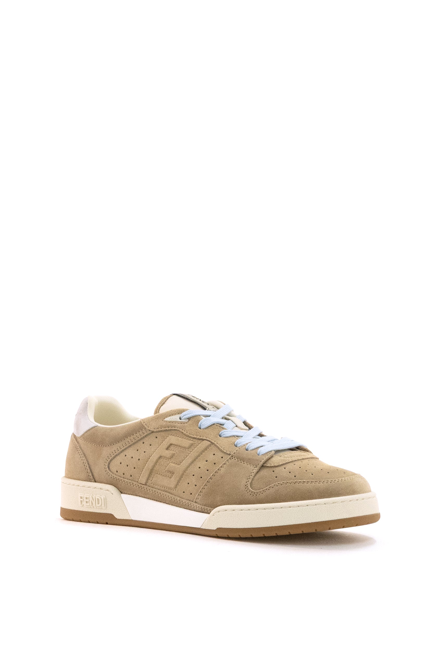 Sneakers Fendi Match in suede di colore beige<BR/> 7E1971 B1RG F1Y22 FENDI 