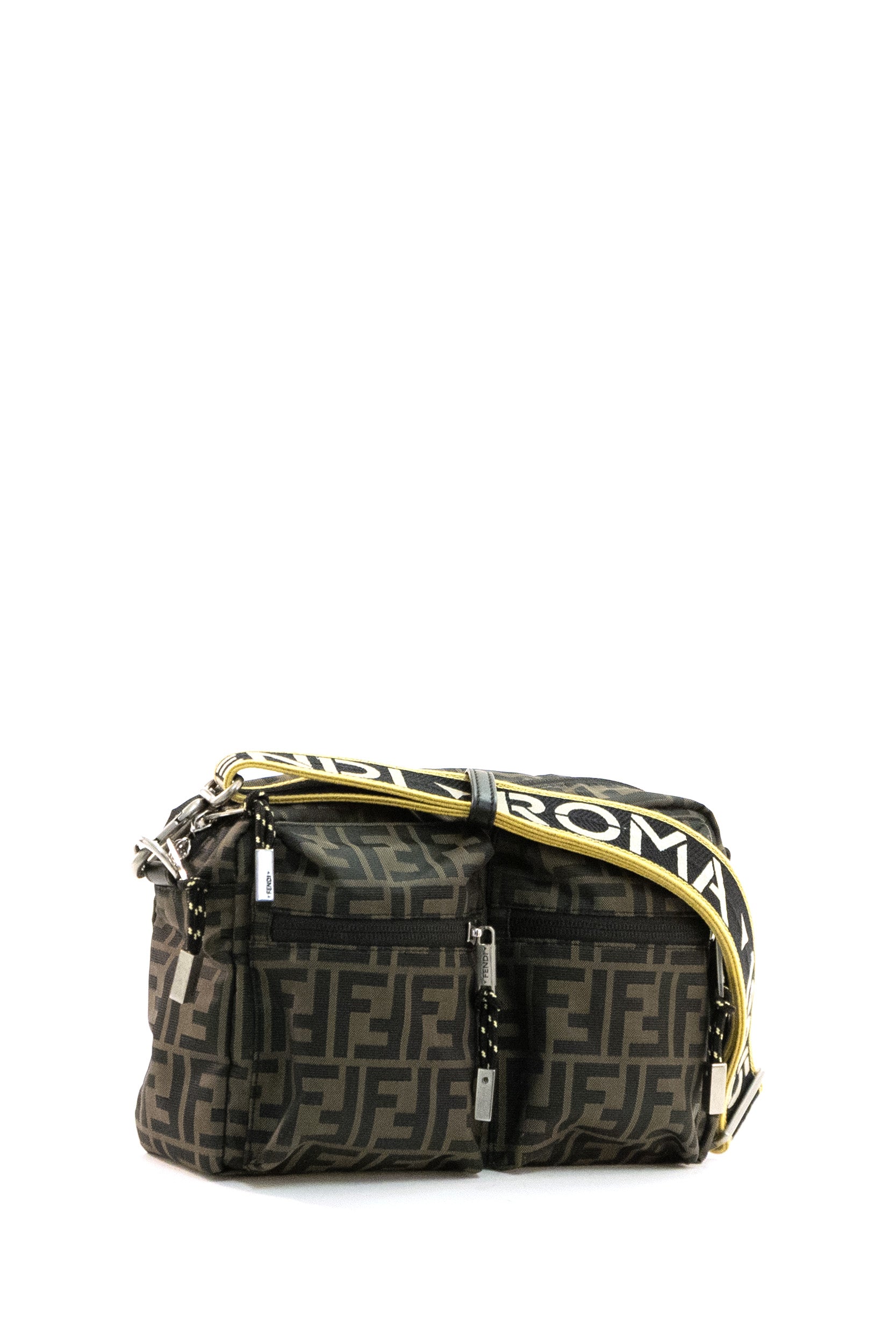 Borsa Camera Case in tessuto Superlight FF Zucca di colore marrone <BR/> 7VA695 B12N F1PR4 FENDI 