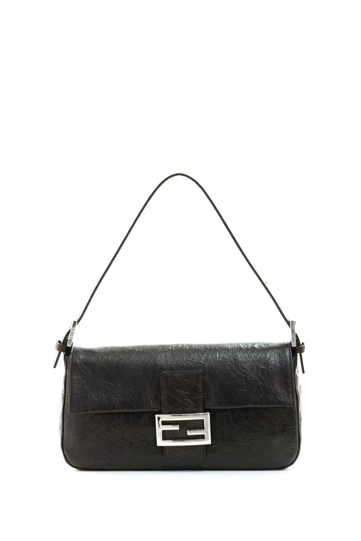 FENDI Borsa Baguette® 26424 in Pelle, Nero