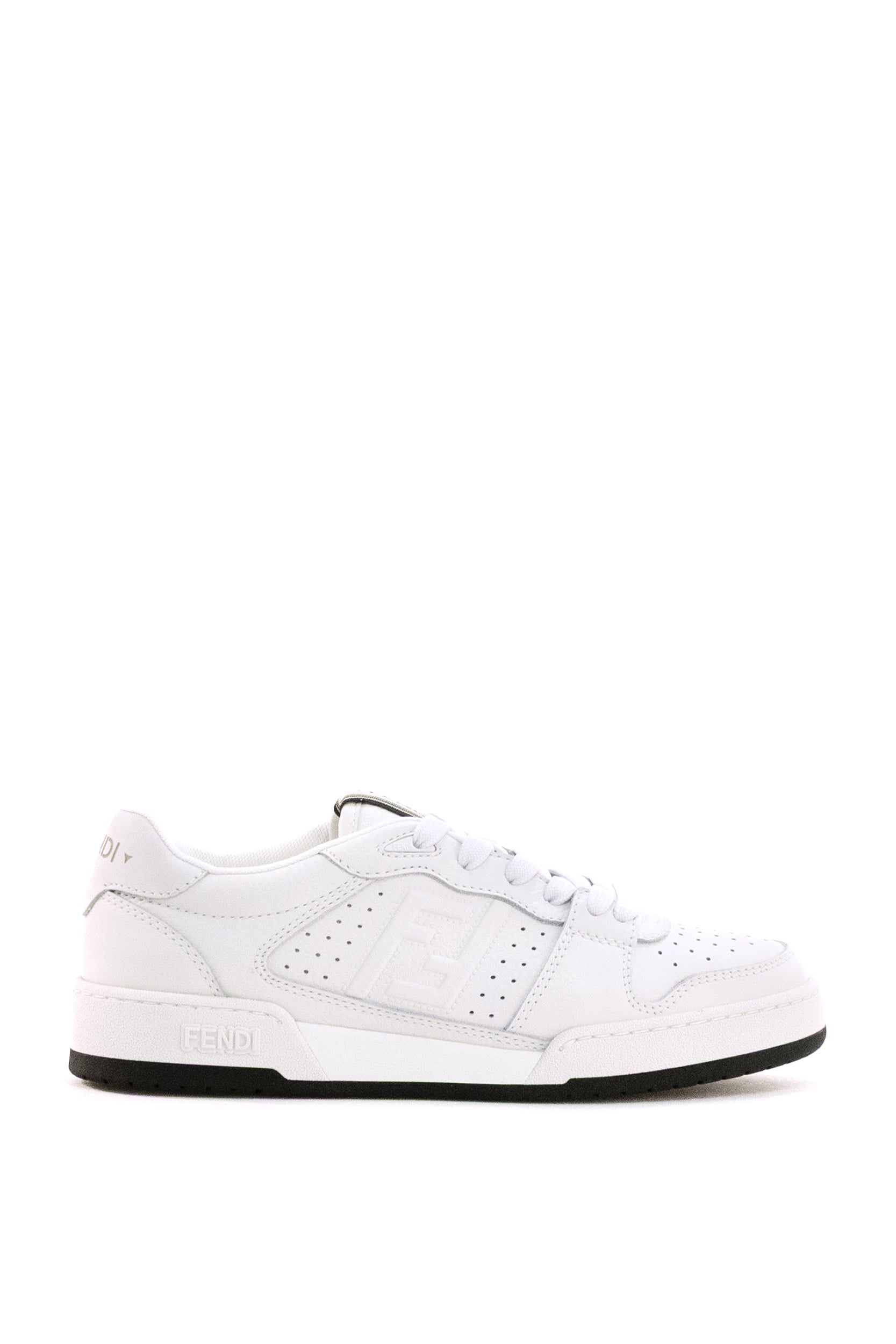 Sneakers Fendi Match in pelle di colore bianco<BR/> 8E9084 B17V F1XJV FENDI 