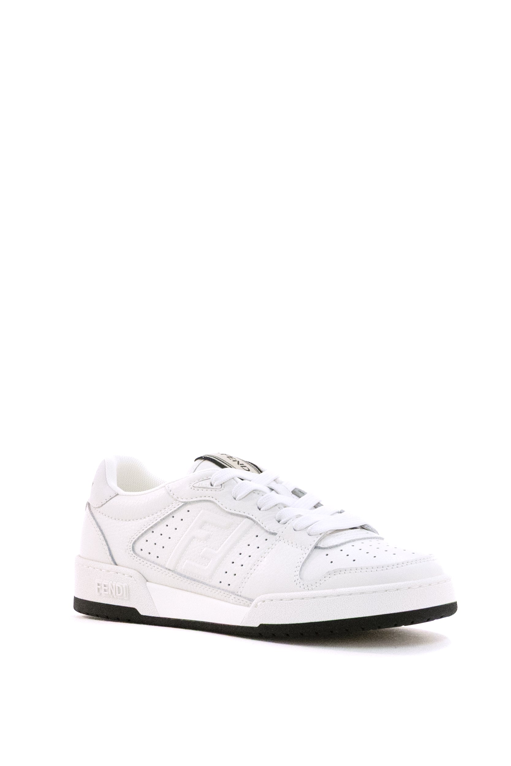 Sneakers Fendi Match in pelle di colore bianco<BR/> 8E9084 B17V F1XJV FENDI 