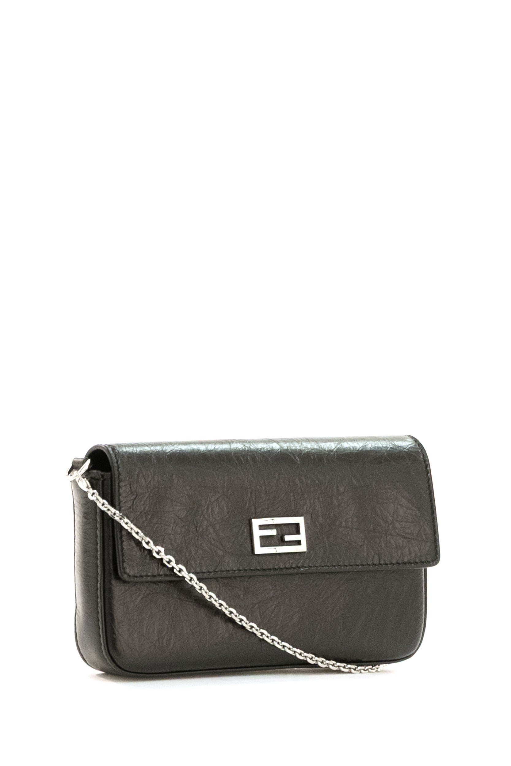 Portafoglio Tube in Pelle<BR/> 8M0600 B14M F0QA1 FENDI 
