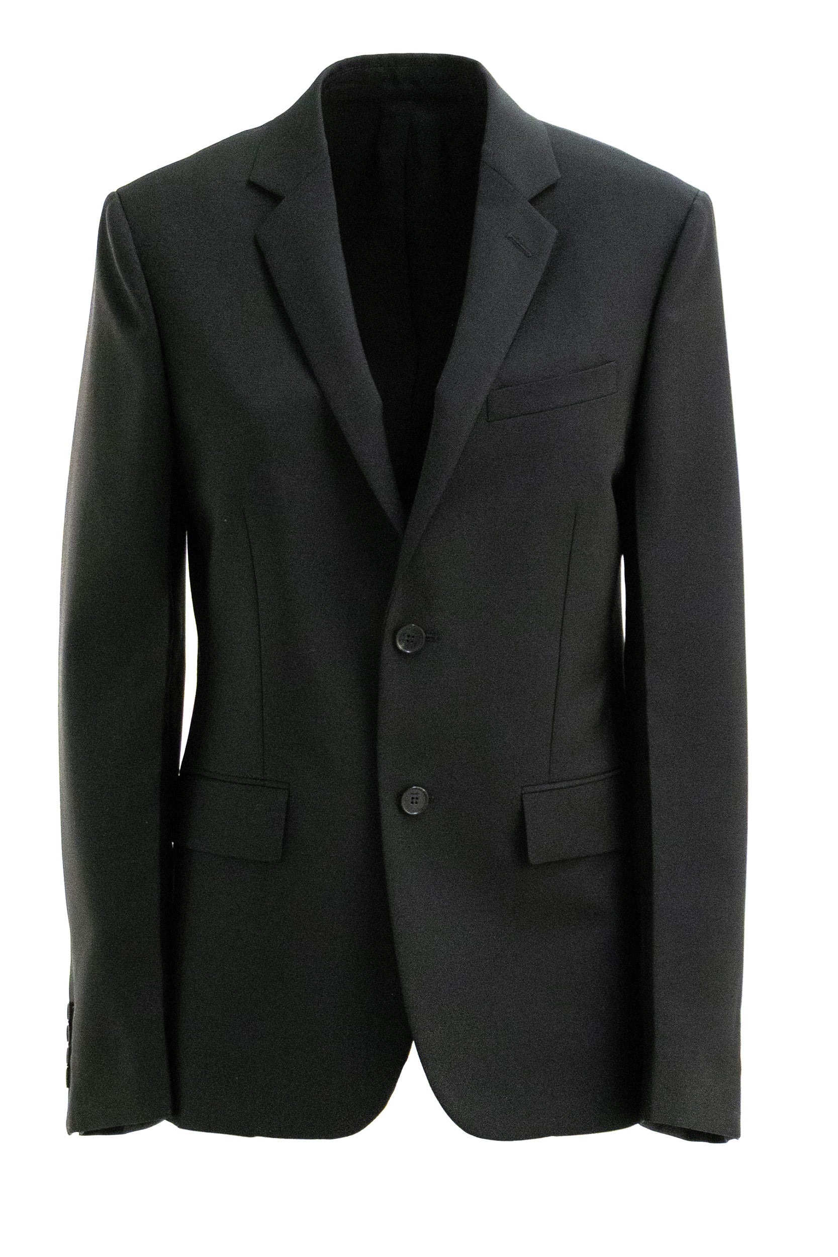 Giacca monopetto in kid mohair di colore nero<BR/> FJ7797 B1G1 F0QA1 FENDI 