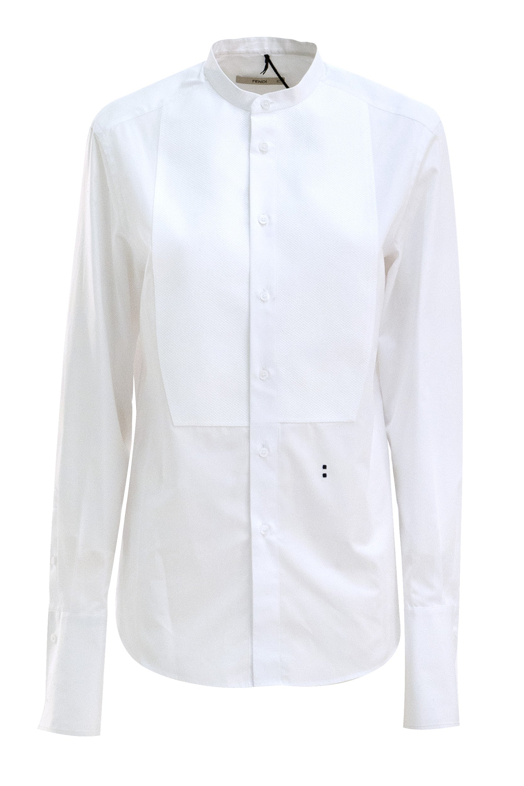 Camicia in Popeline bianco<BR/> FS8390 AMVL F0QA0 FENDI 