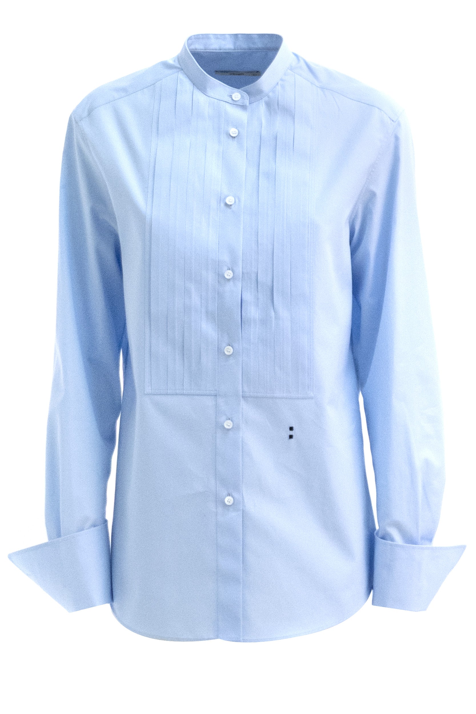 Camicia in popeline di colore azzurro<BR/> FS8391 AMVL F0QB5 FENDI 