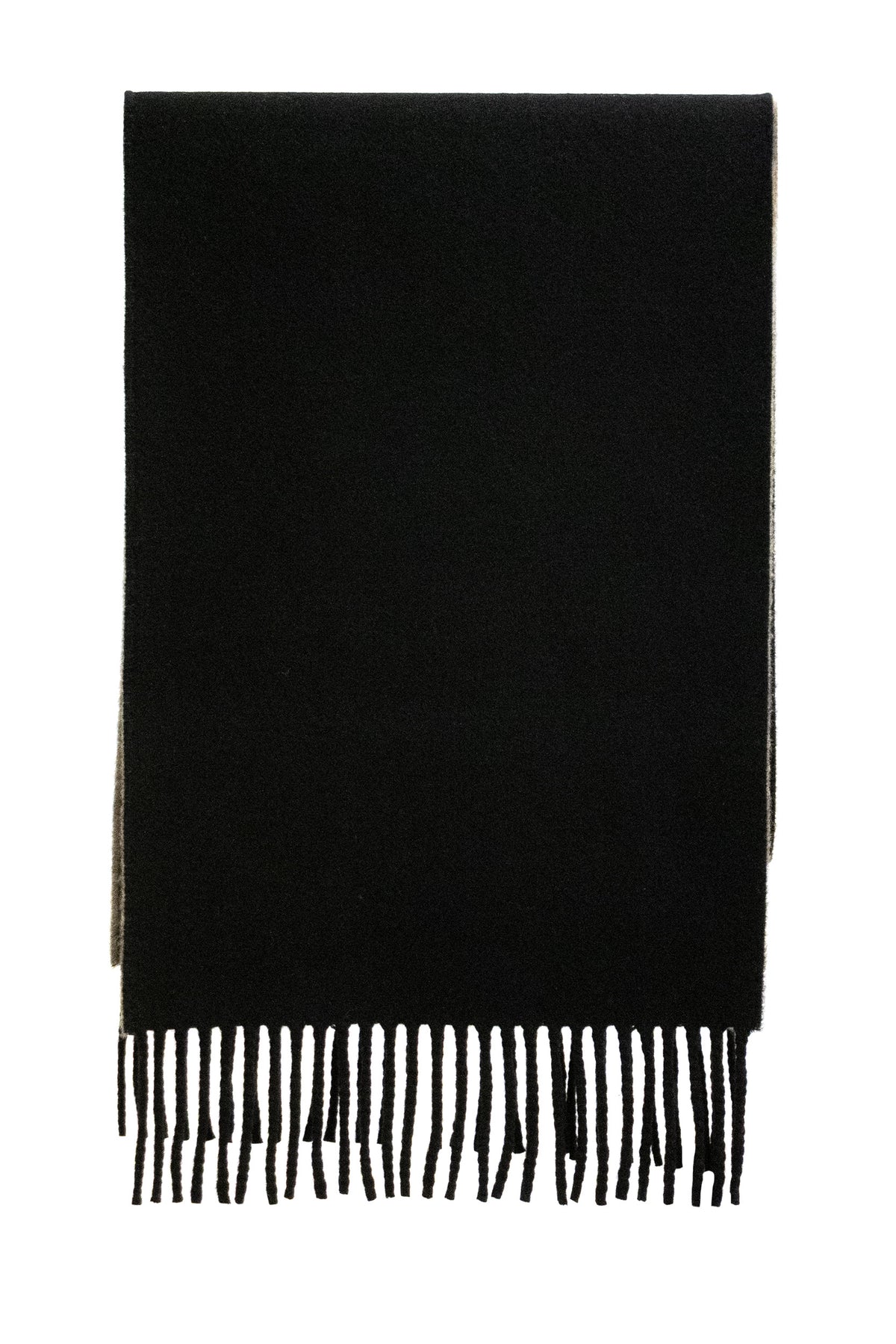 FENDI Sciarpa in lana e cashmere FF Zucca color marrone