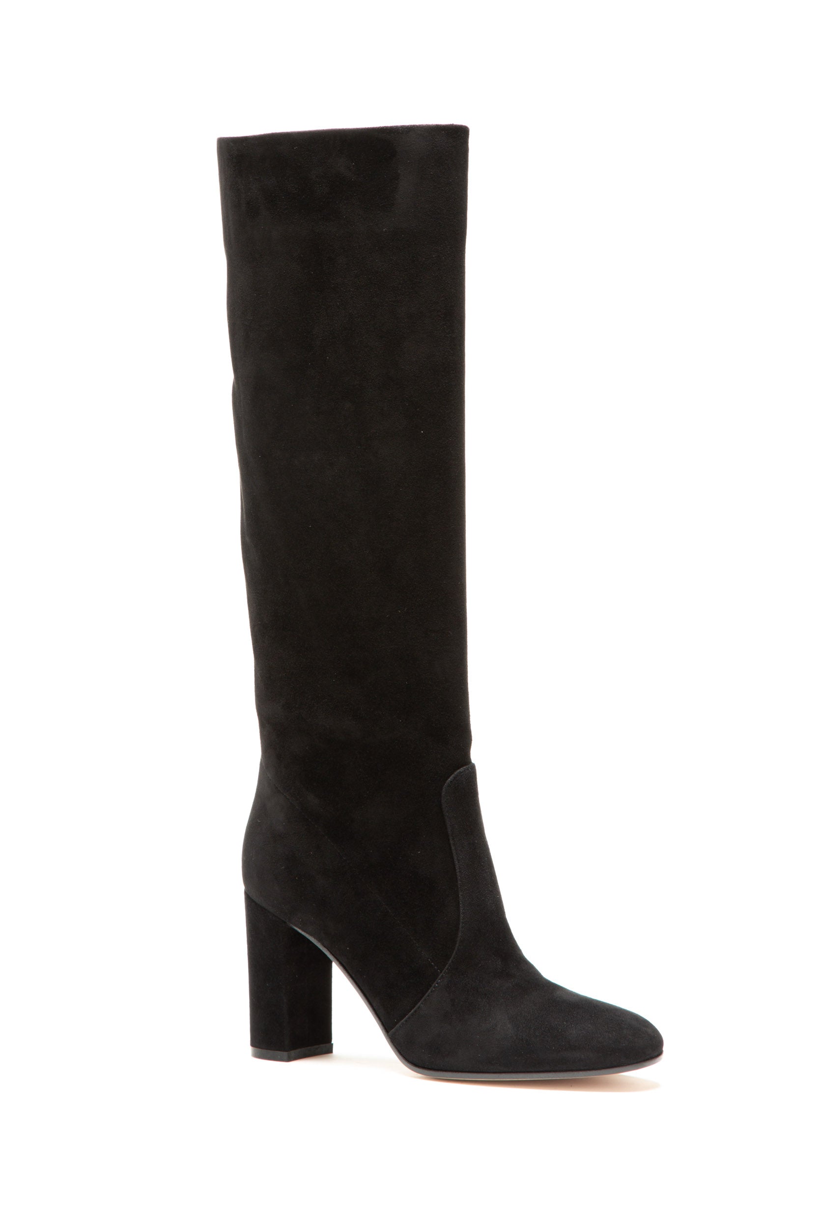 Stivali pull-on  in suede color nero G80627.85RIC.C45NERO BLACK GIANVITO ROSSI 