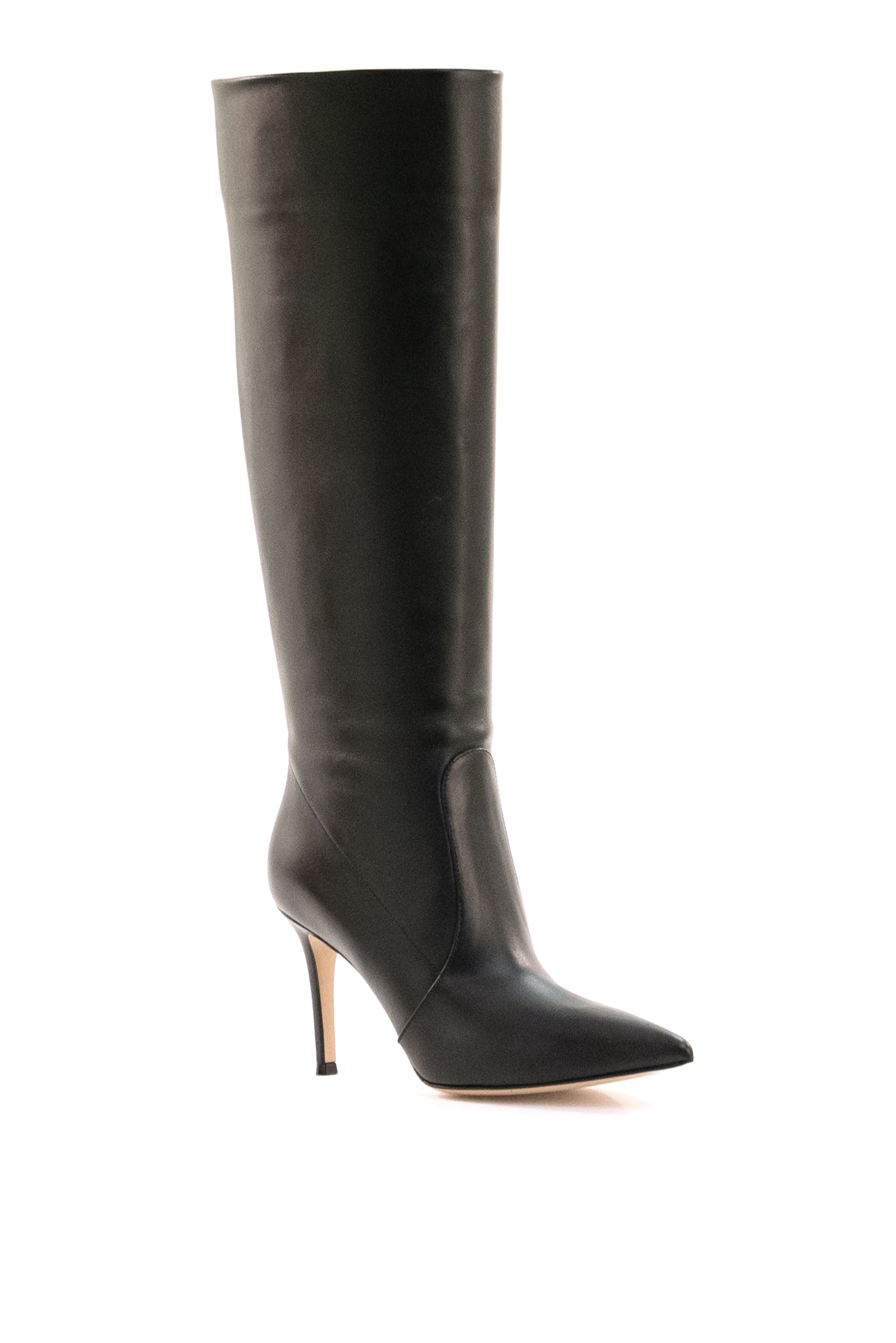 Stivali Hansen in pelle di colore nero <BR/> G80626.85RIC.VGINERO BLACK GIANVITO ROSSI 
