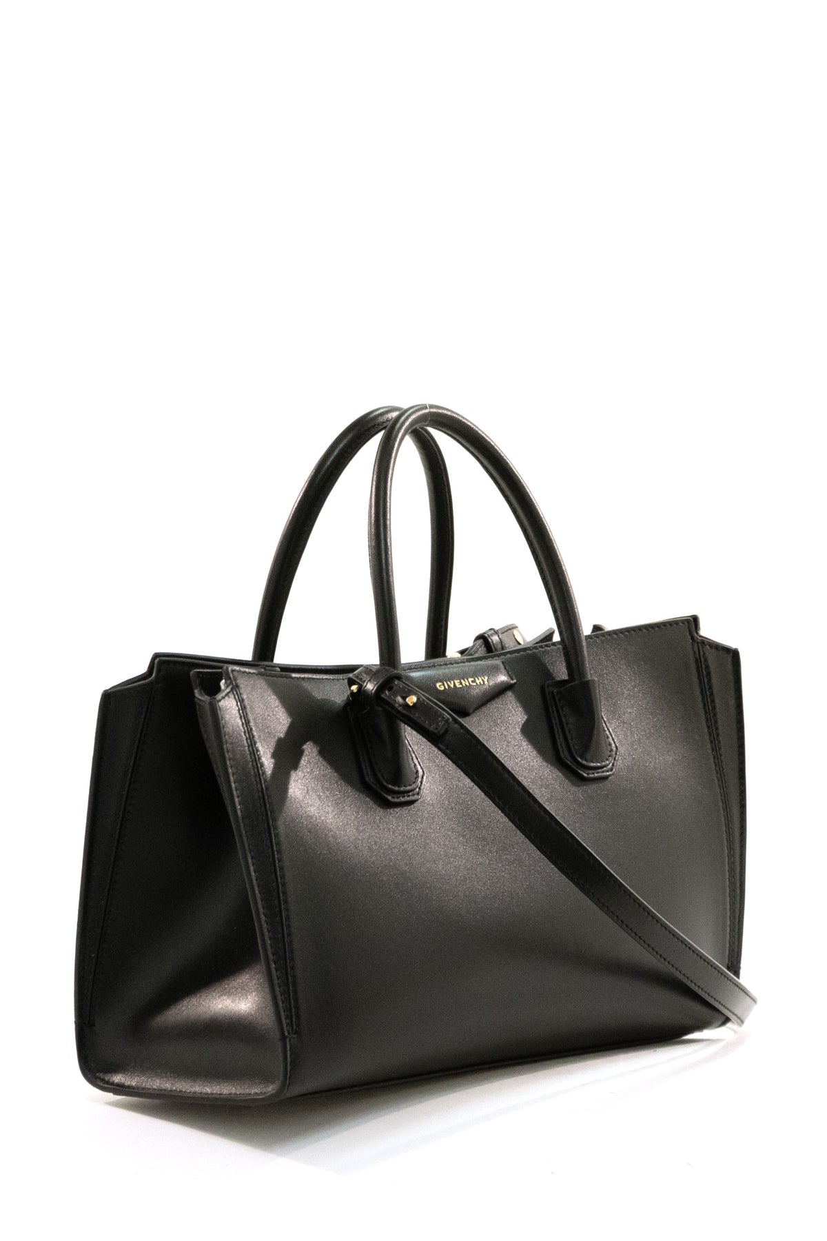 GIVENCHY Borsa Catchall Antigona in pelle di colore nero, vista 2