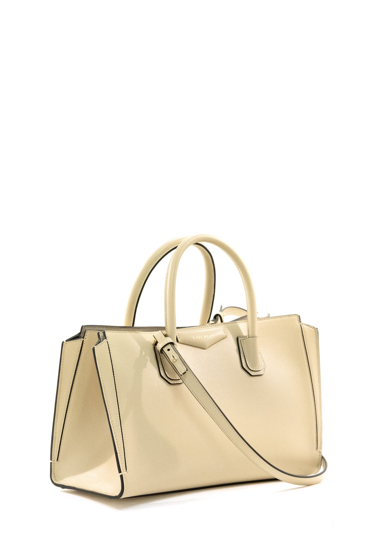 GIVENCHY Borsa Catchall Antigona in pelle di colore beige, vista 2