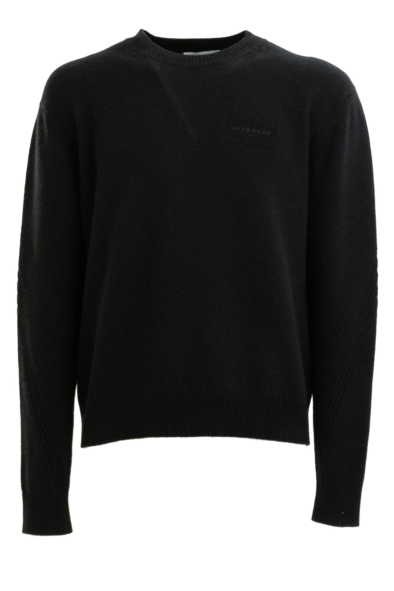 Pullover in lana e cashmere di colore nero<BR/> BM90X84YRM 001 GIVENCHY 