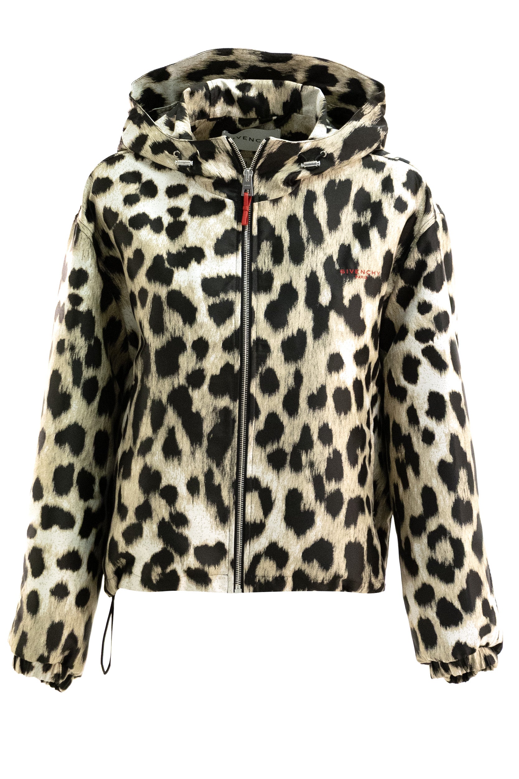 Giacca a vento in jacquard leopardato<BR/> BW00W716VJ 250 GIVENCHY 