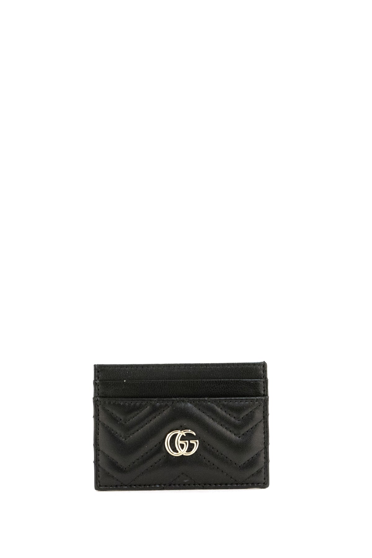GUCCI Portacarte GG Marmont in Nappa colore nero