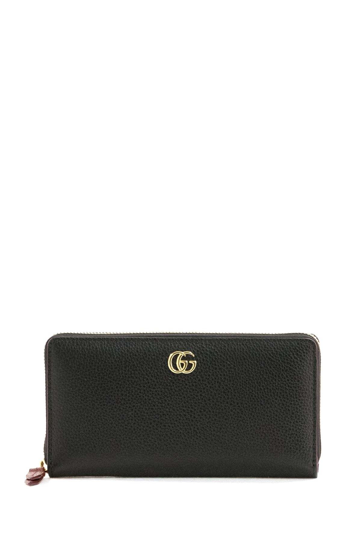 GUCCI Portafoglio GG Marmont in pelle di colore nero