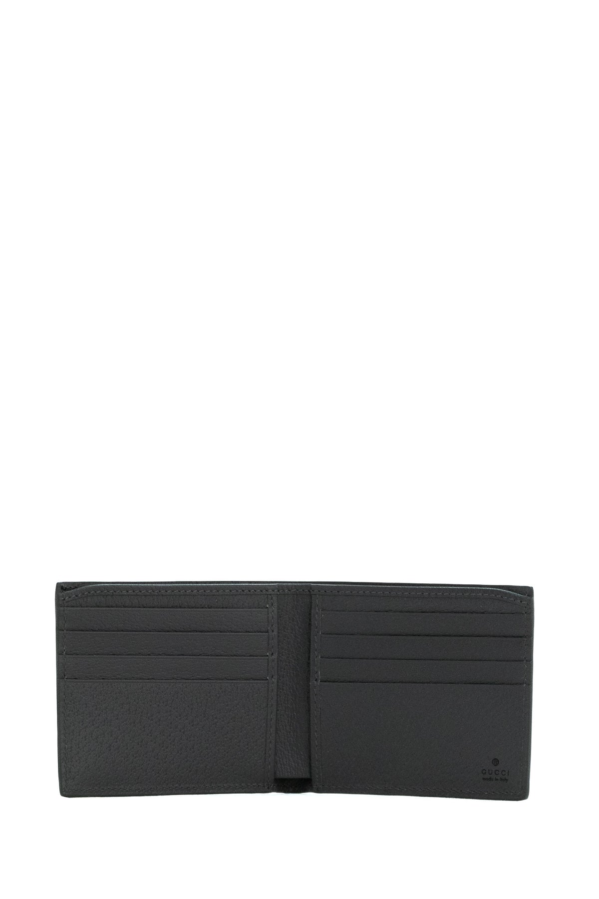 GUCCI Portafoglio in tessuto GG Supreme color grigio, Nero, view 2