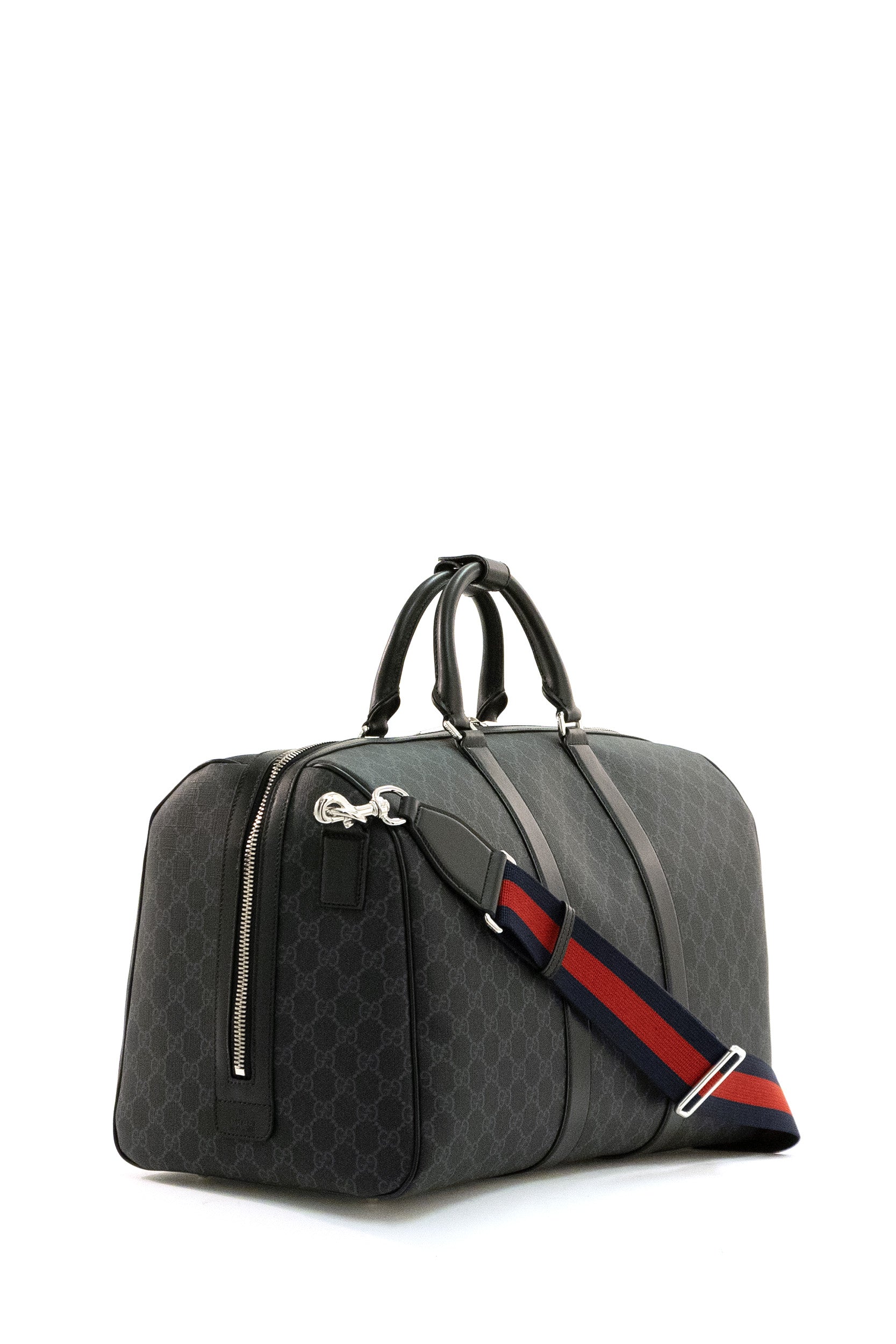 Borsone in tessuto GG Supreme nero<BR/> 792074 FADJA 1042 GUCCI 