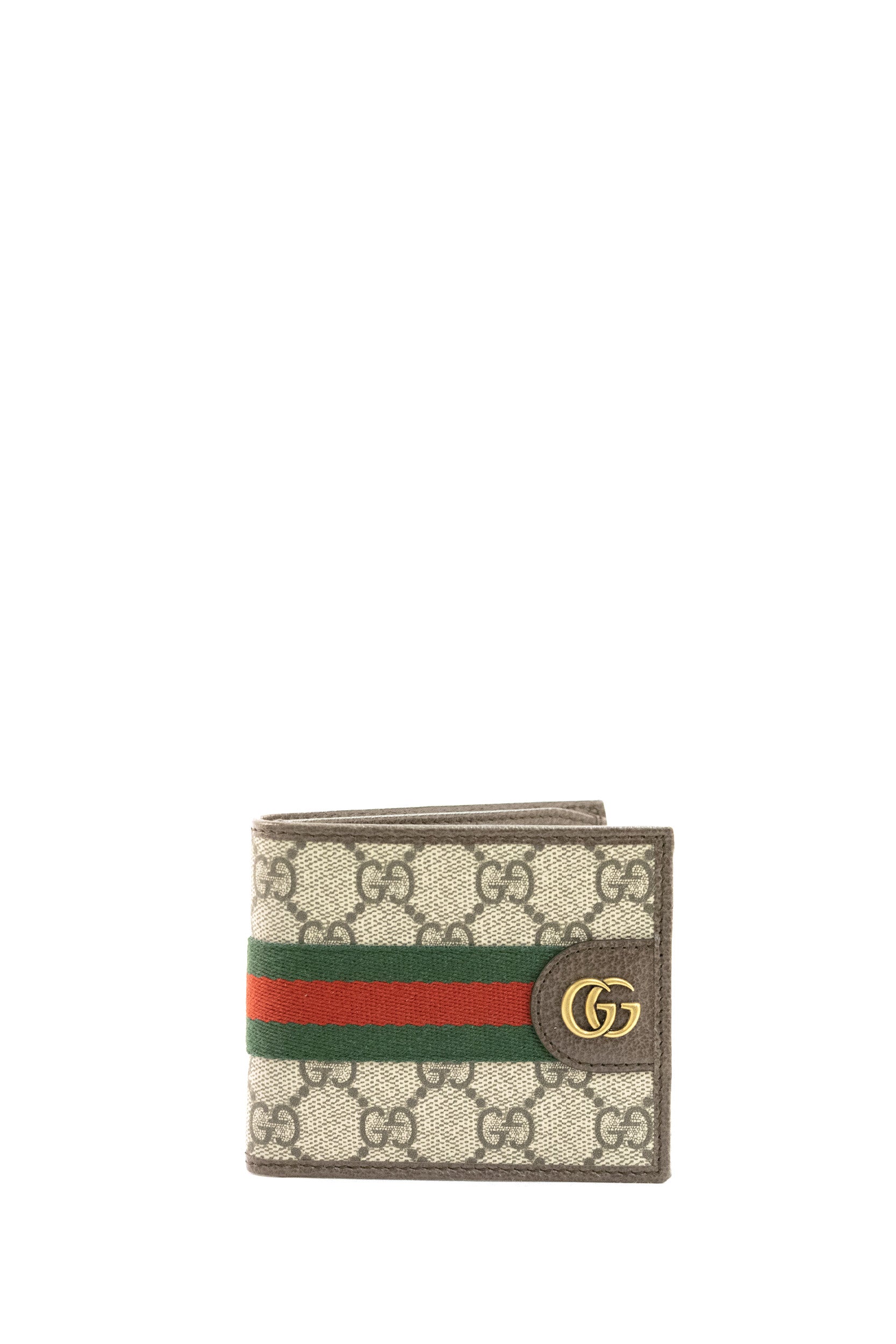 Portafoglio Ophidia in GG Supreme beige e marrone  <BR/> 834271 FAEOI 9746 GUCCI 