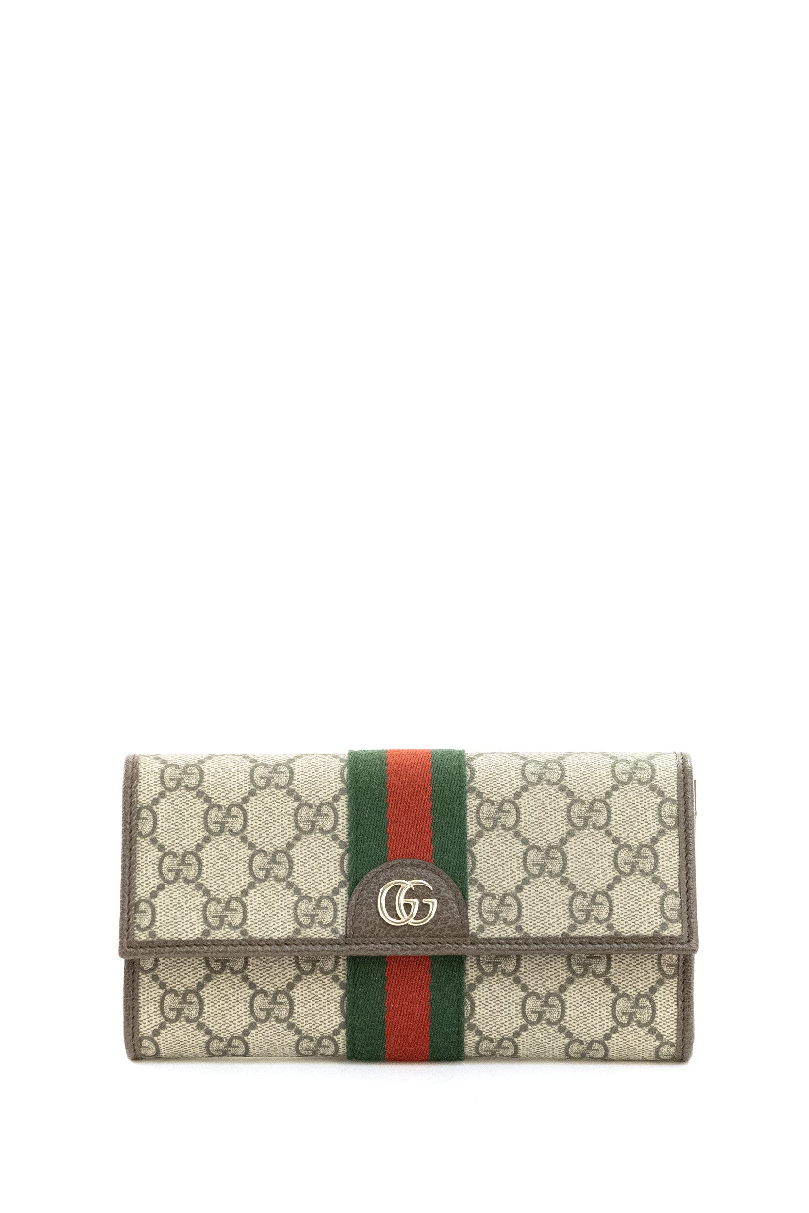 Portafoglio Ophidia in GG Supreme beige e marrone  <BR/> 838485 FAE0L 9746 GUCCI 