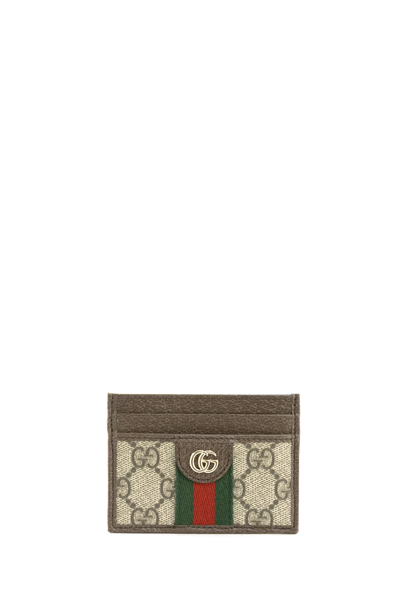 Porta carte Ophidia in GG Supreme beige e marrone  <BR/> 838486 FAE0L 9746 GUCCI 