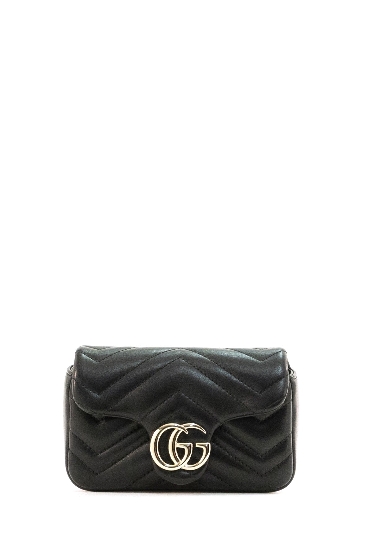 GUCCI Mini borsa GG Marmont in pelle di colore nero