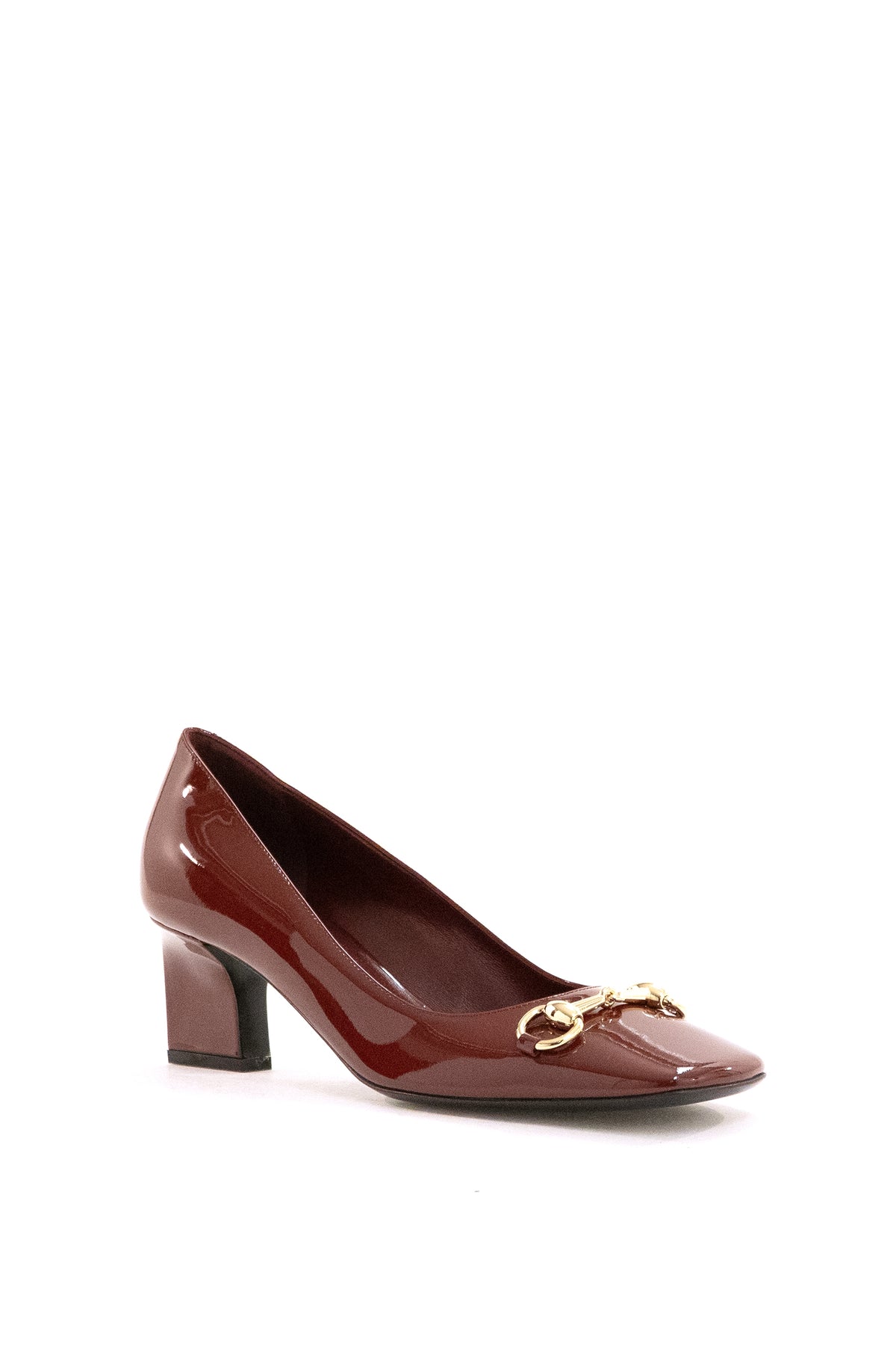 GUCCI Women's red patent leather pumps, Multi, view 2