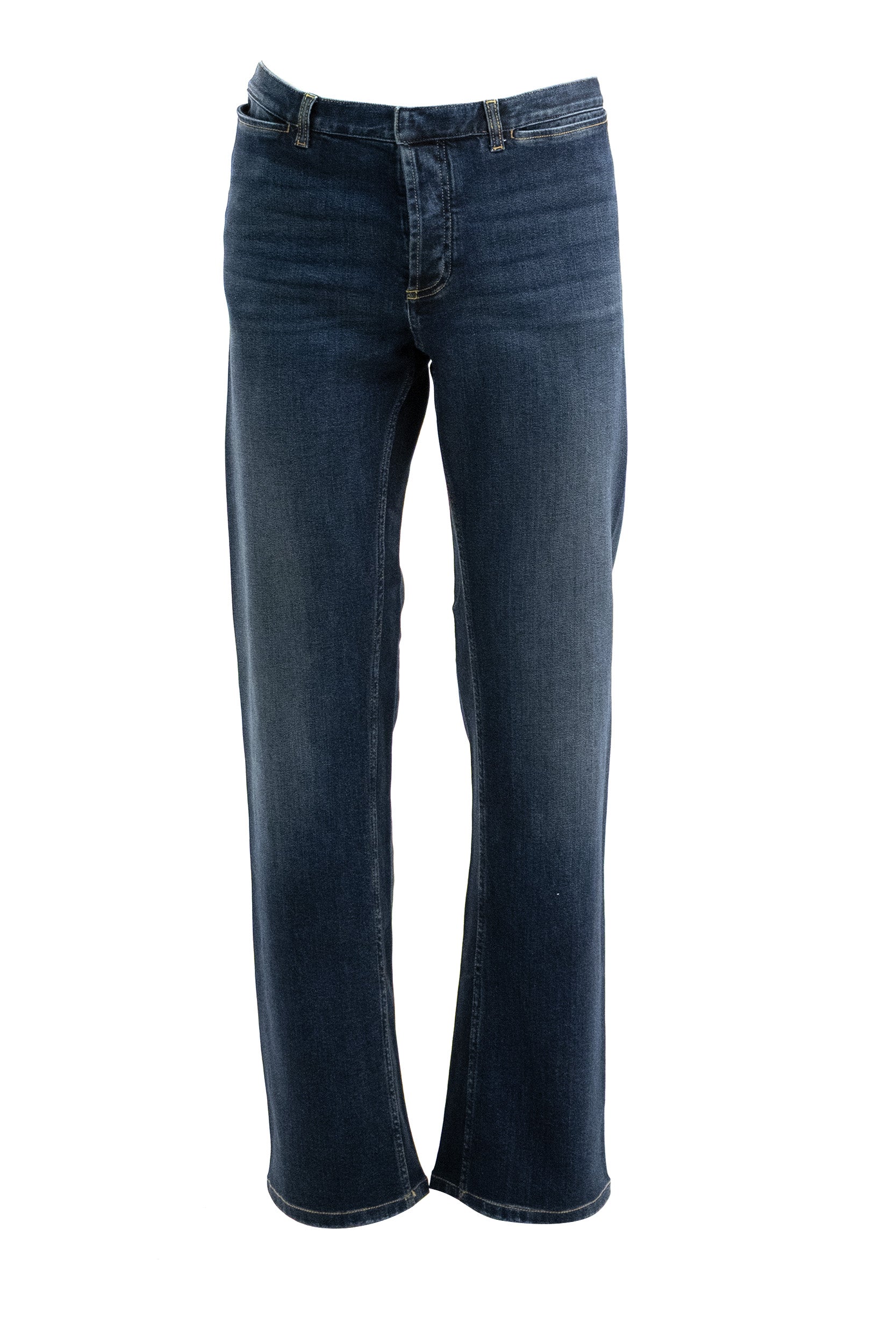 Jeans in denim di cotone stretch di colore blu<BR/> 872049 XDDGI 4011 GUCCI 