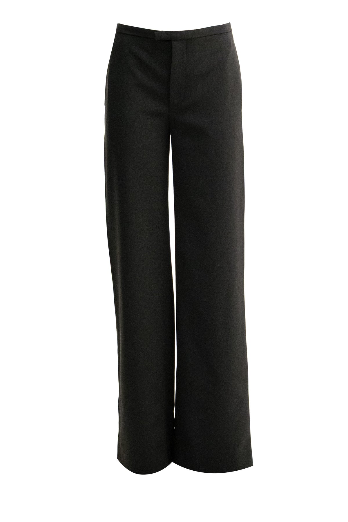 GUCCI Pantaloni in lana di colore nero